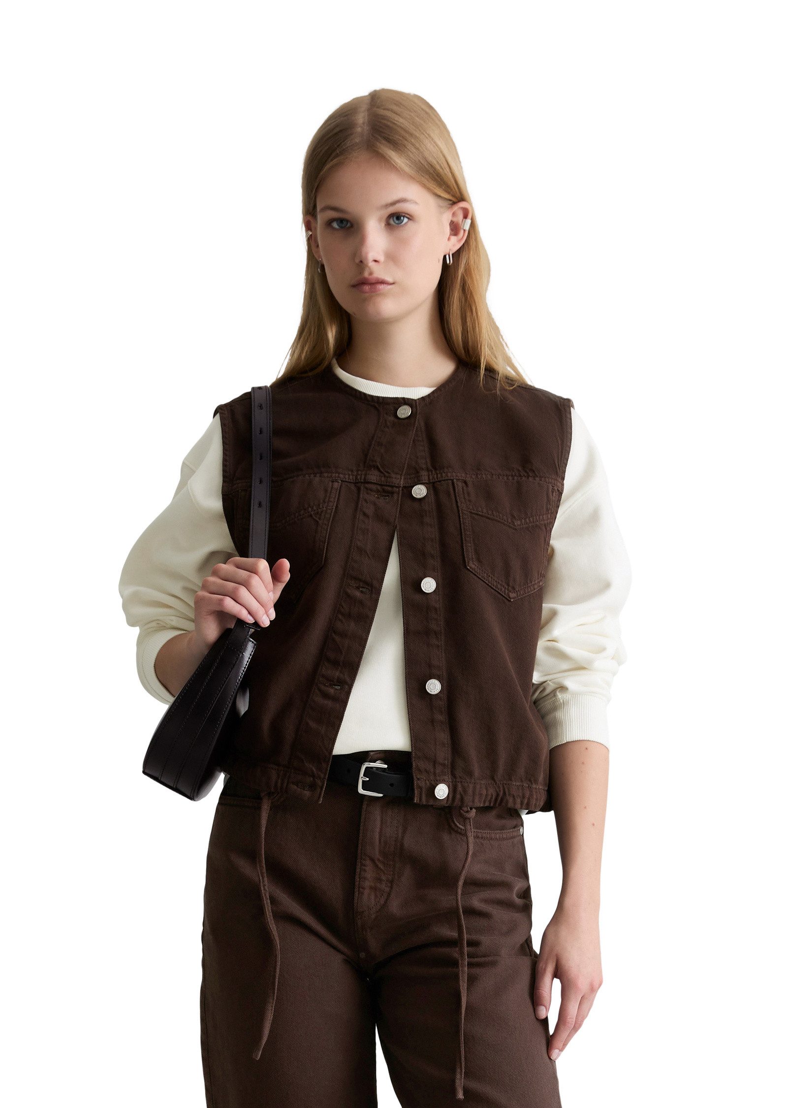 Marc O'Polo DENIM Jeansweste aus Organic-Cotton-Lyocell-Mix