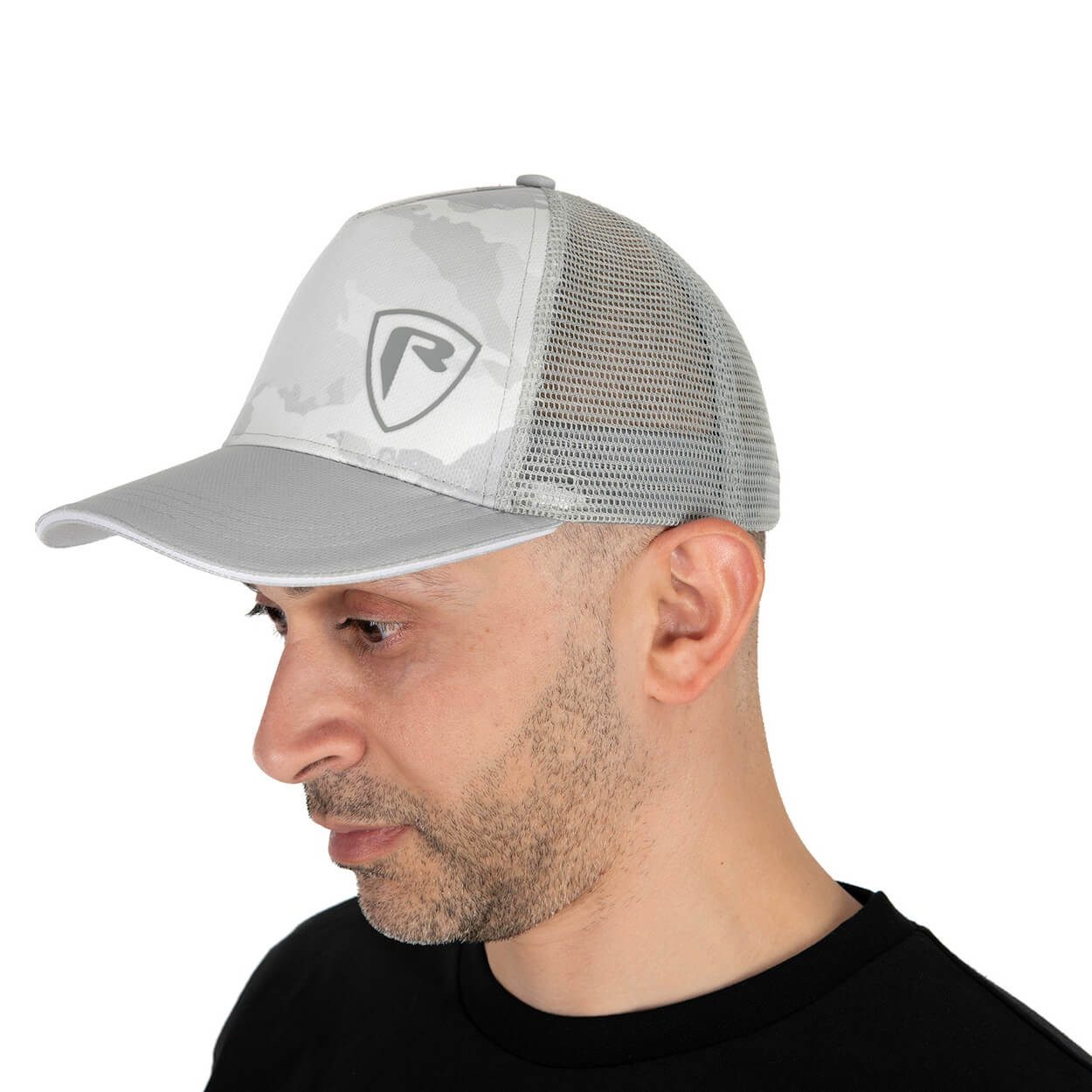 Fox Rage Schirmmütze Fox Rage Trucker Cap Kappe Hellgrau Camo