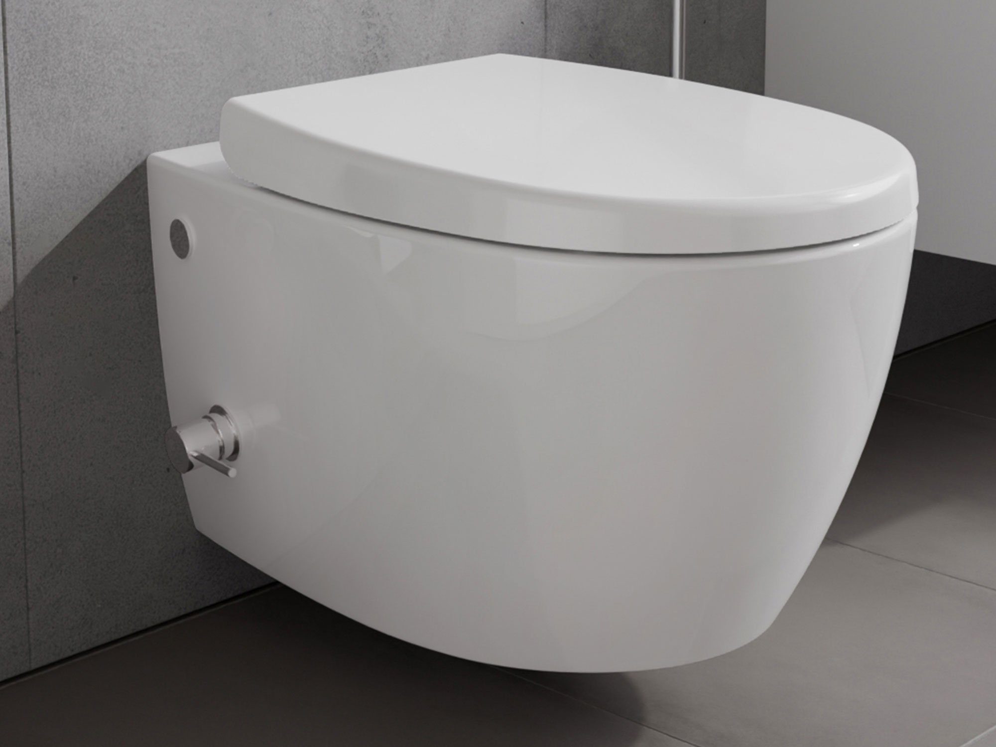 Aqua Bagno Dusch-WC mit Softclose WC-Sitz günstig online kaufen