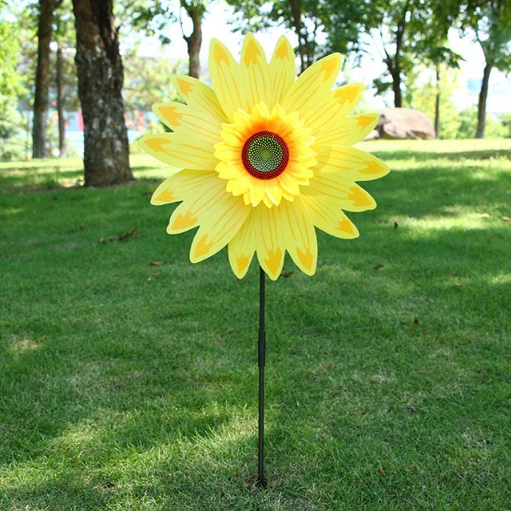 Deko-Windrad Windmühle Jormftte Sonnenblume Blume,dekorative