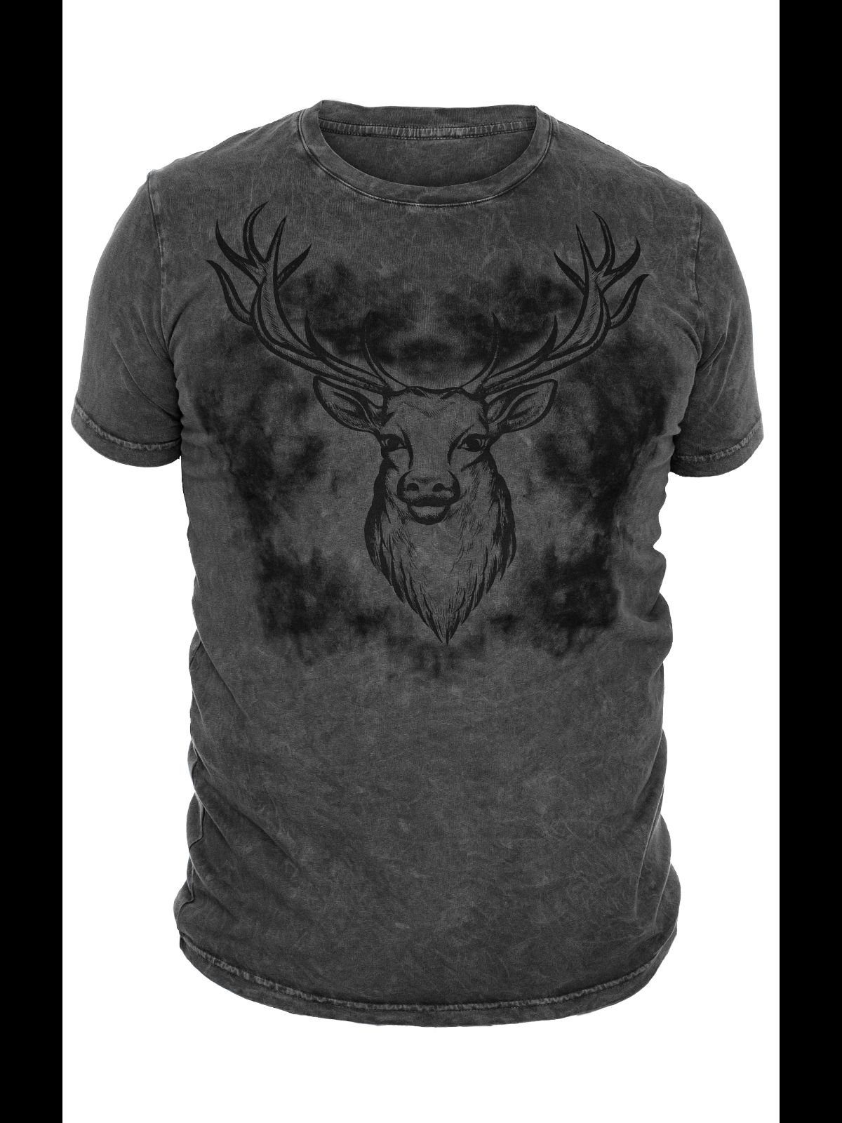 Almsach Trachtenshirt T-Shirt 2511 CO schwarz