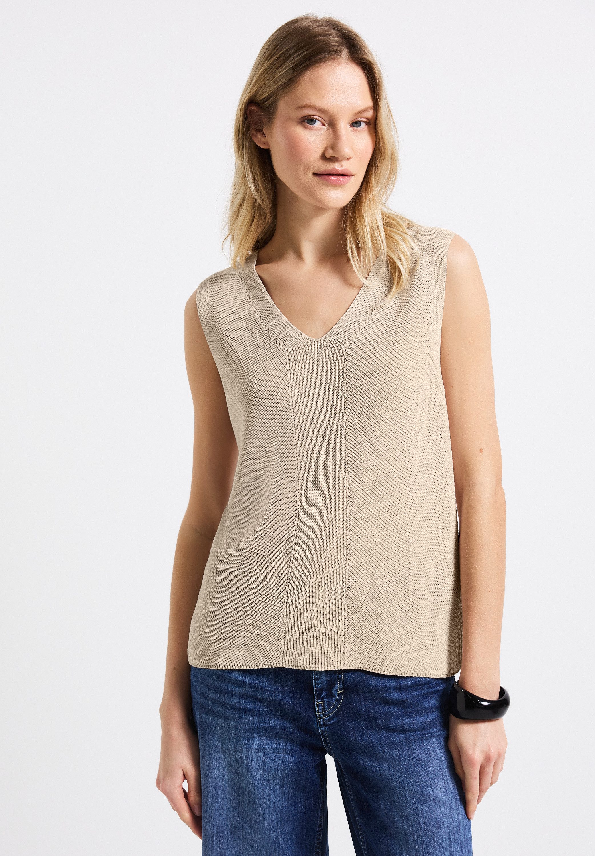 STREET ONE V-Ausschnitt-Pullover, mit V-Ausschnitt günstig online kaufen