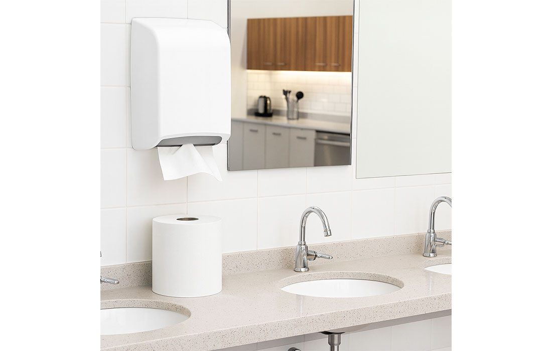 Lauroo Papierhandtuch Papierhandtücher 24 x 21 cm, Falthandtücher ZZ-/V-Falz, 2-lagig Weiß (reißfest und sehr saugfähig 4000-St. 20 x 200 Blatt), 20 x 200 Blatt