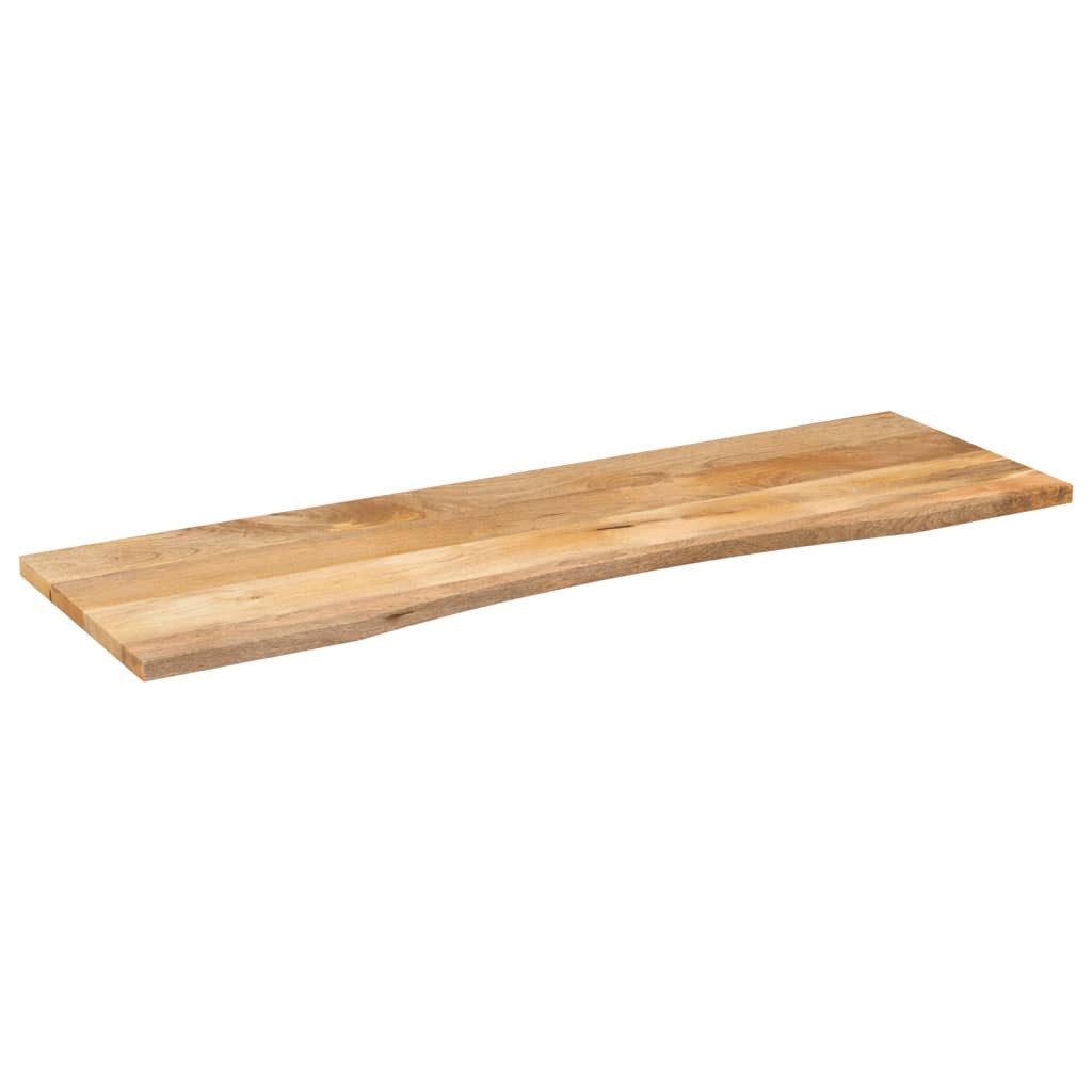 vidaXL Tischplatte Schreibtischplatte mit Aussparung 160x50x2,5cm Massivholz