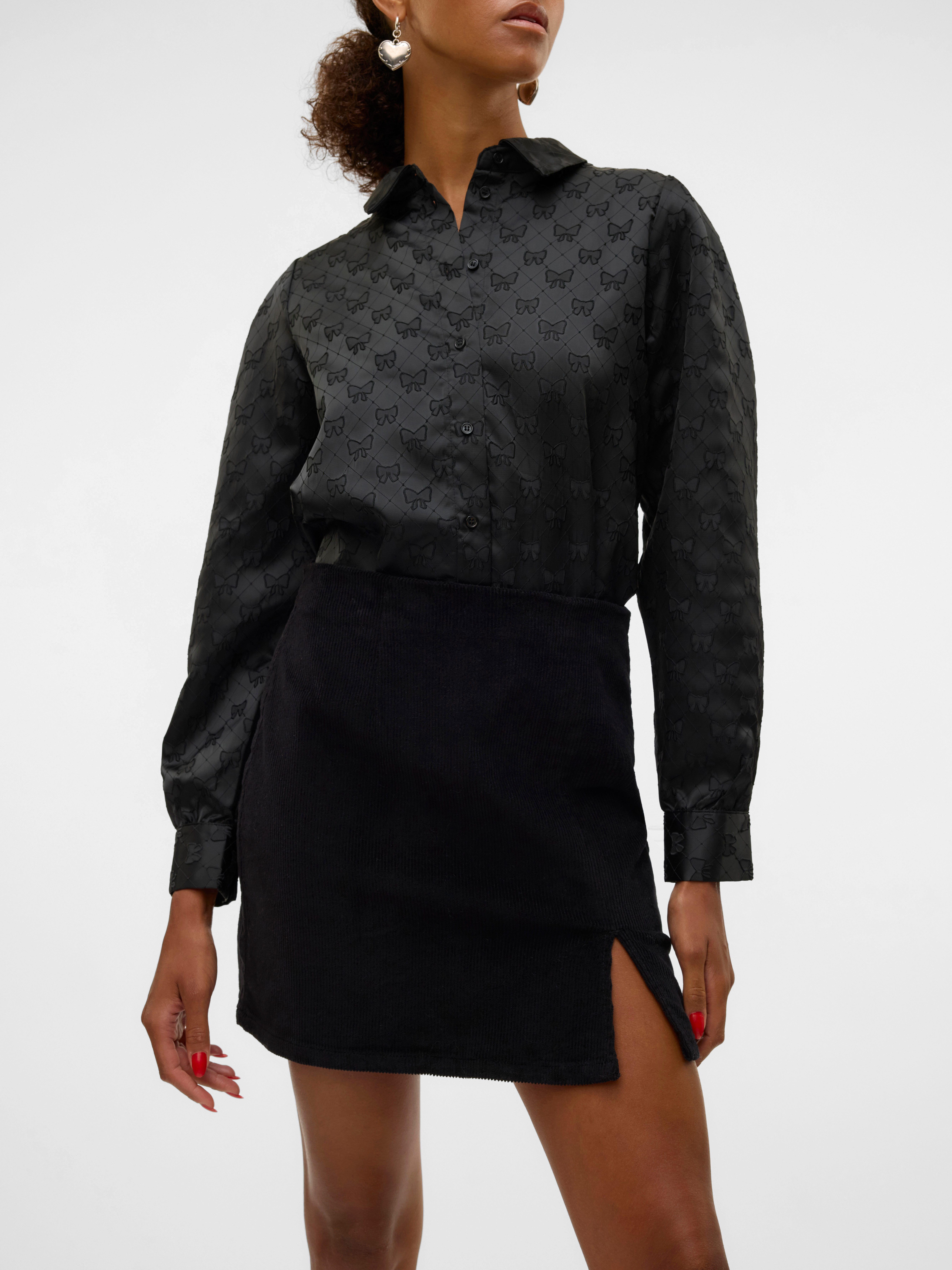 Vero Moda Minirock VMLULA NELLY HR SHORT CRDRY SKIRT NOOS