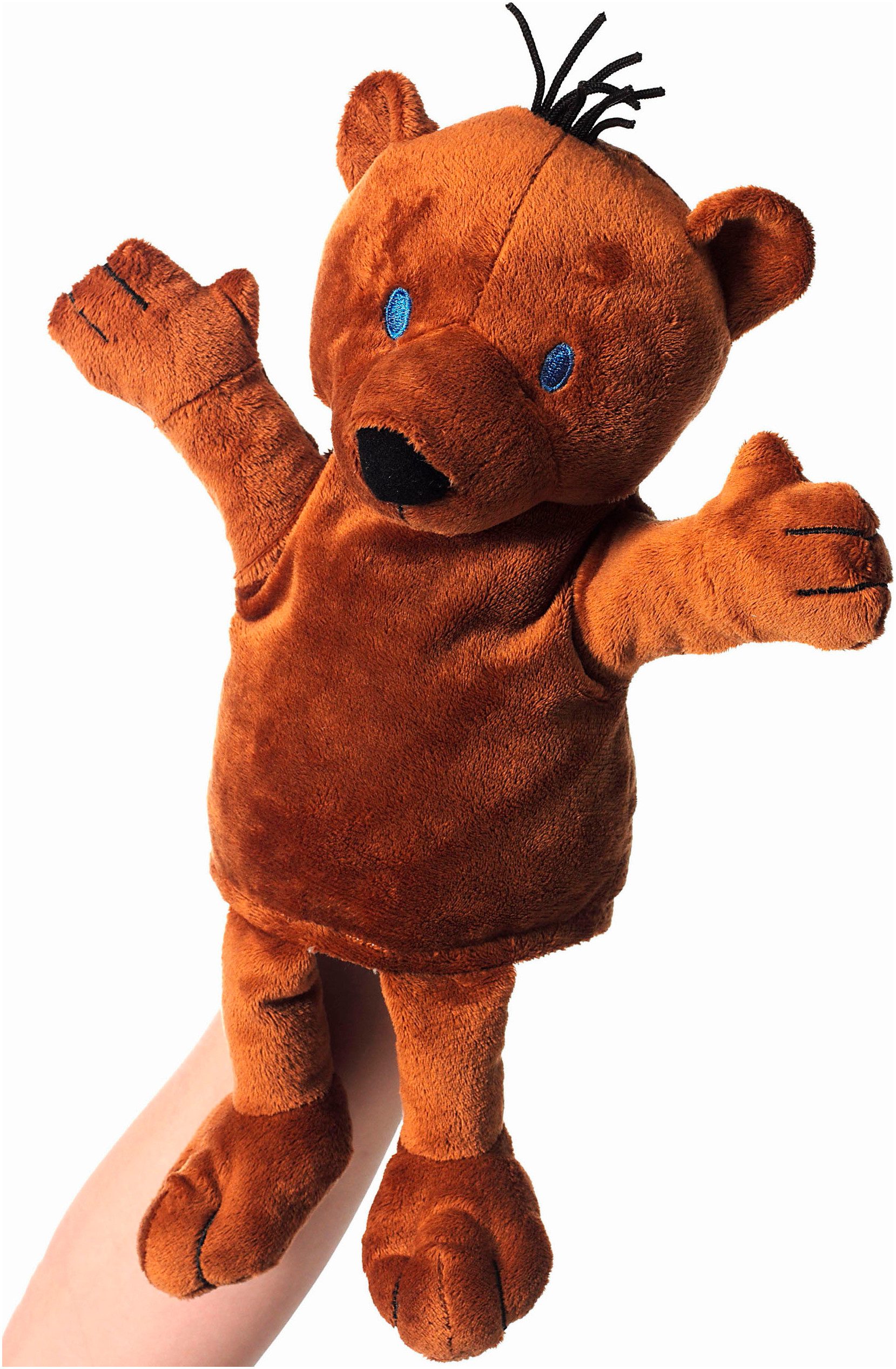 Heunec® Handpuppe JANOSCH, Kleiner Bär, 22 cm, enthält recyceltes Material