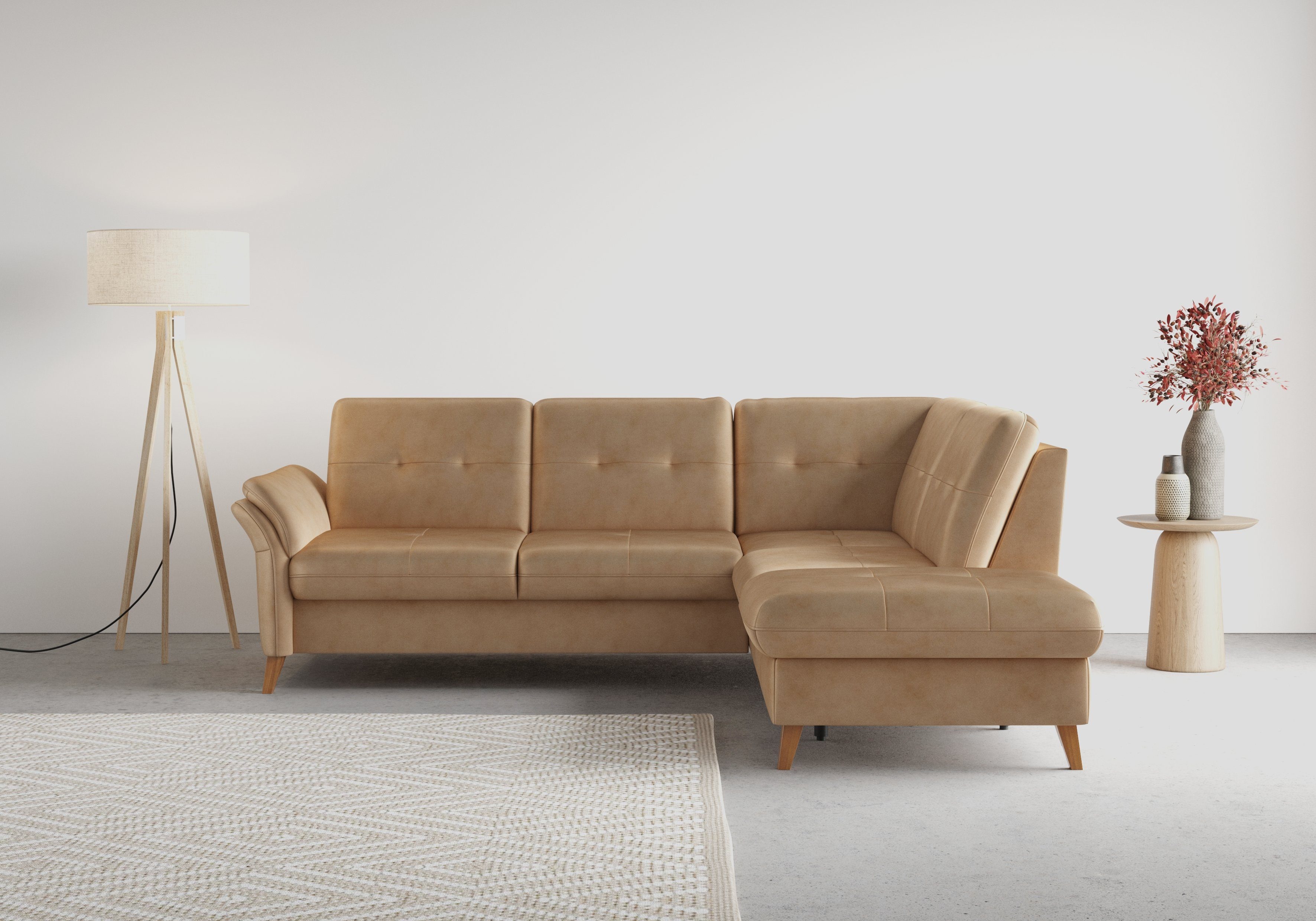 sit&more Ecksofa "Göteborg" inkl. Sitztiefenverstellung, wahlweise mit Bett günstig online kaufen