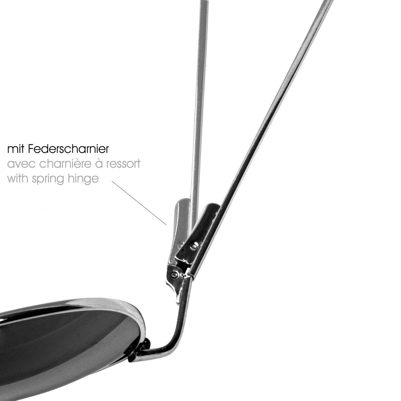 Caspar Sonnenbrille SG005 Unisex Retro Pilotenbrille günstig online kaufen