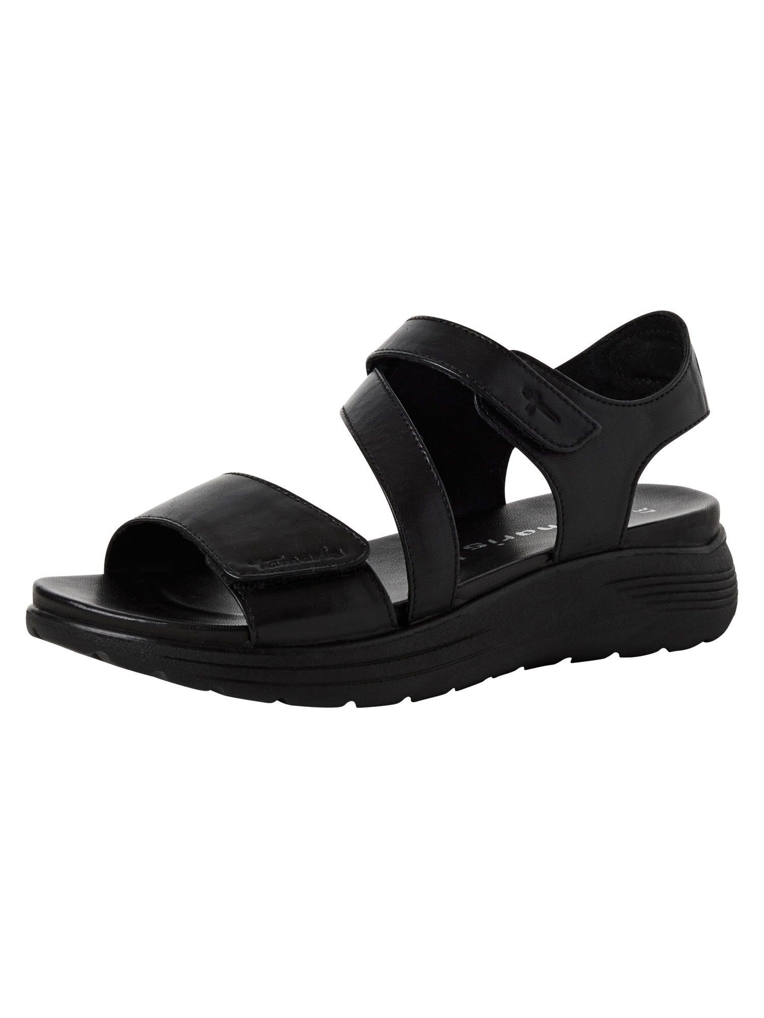 Tamaris aus Leder kein Absatz 1-28228-44 Plateausandaletten