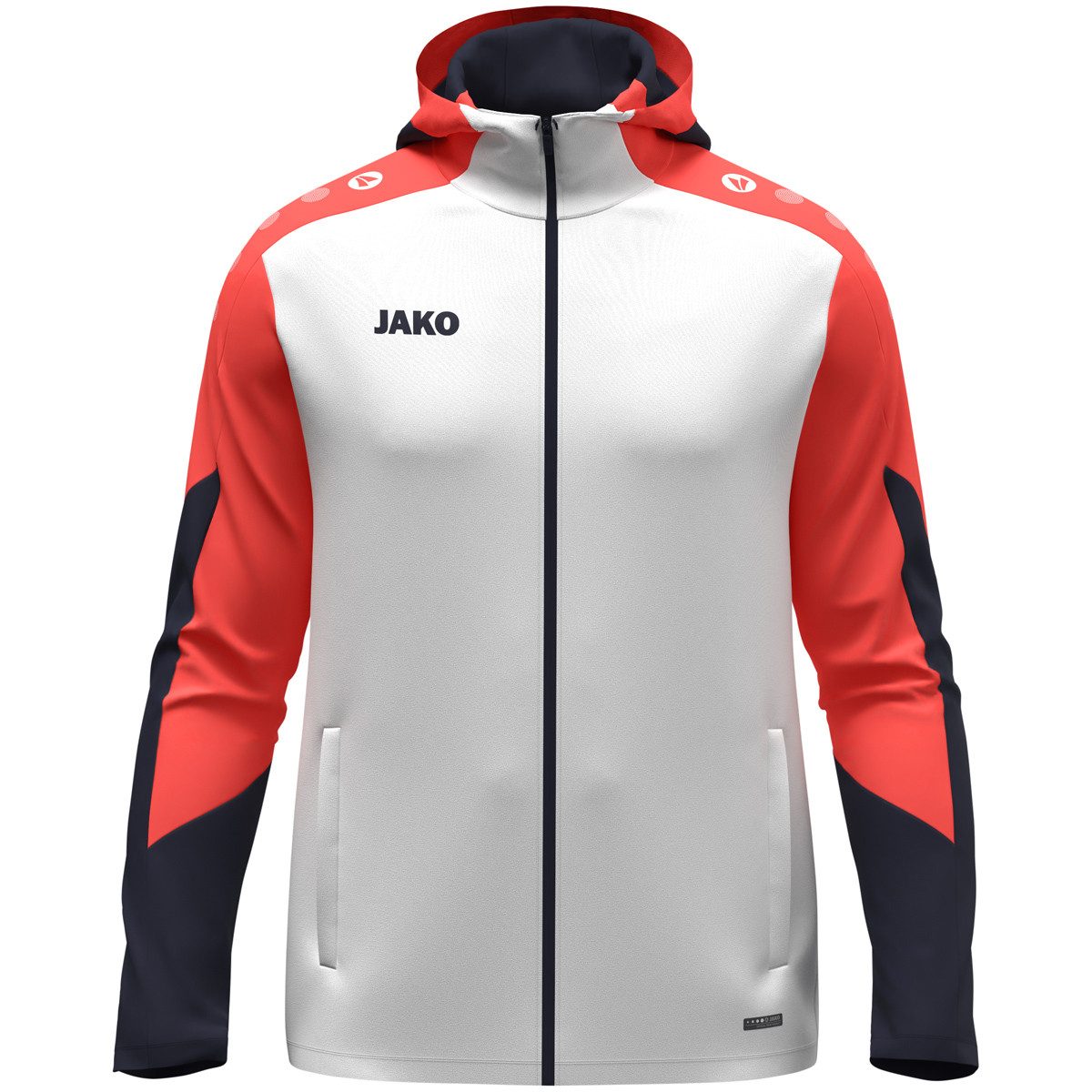 Jako Funktionsjacke Kapuzenjacke Dynamic WEIß/CORAL/MARINE günstig online kaufen