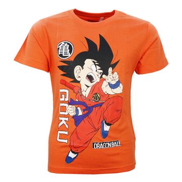 Dragon Ball Schlafanzug Anime Dragon Ball Goku Kinder Pyjama Shirt Shorts Gr. 134 bis 164, reine Baumwolle