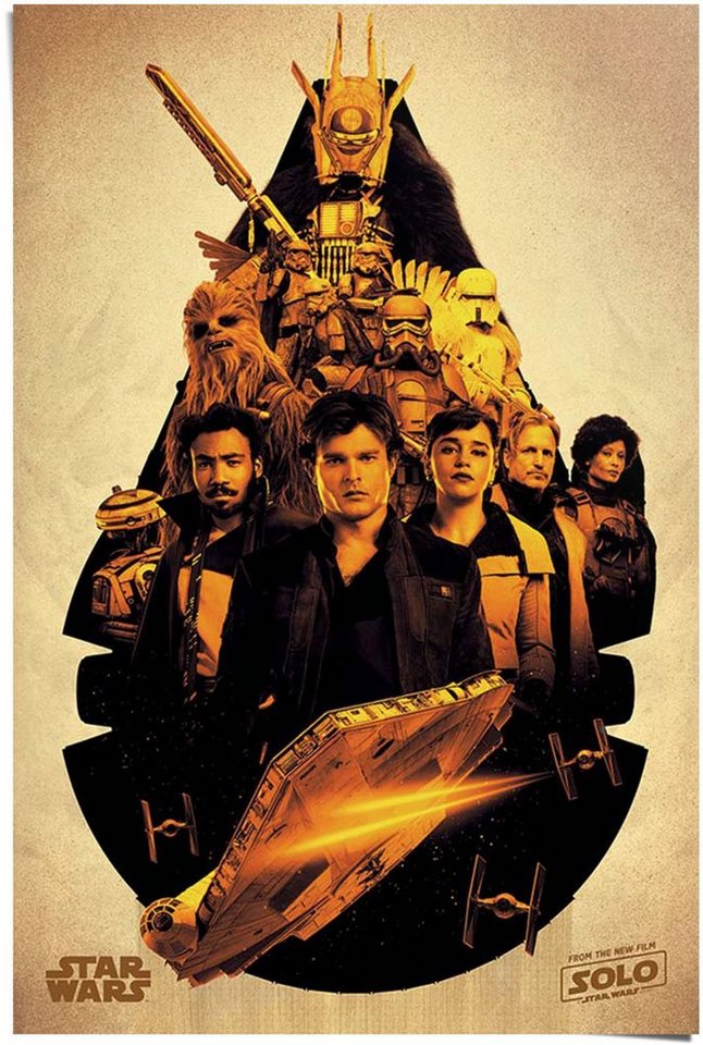 Reinders! Poster Solo: A Star Wars Story Millenium Falcon Collage, (1 St)