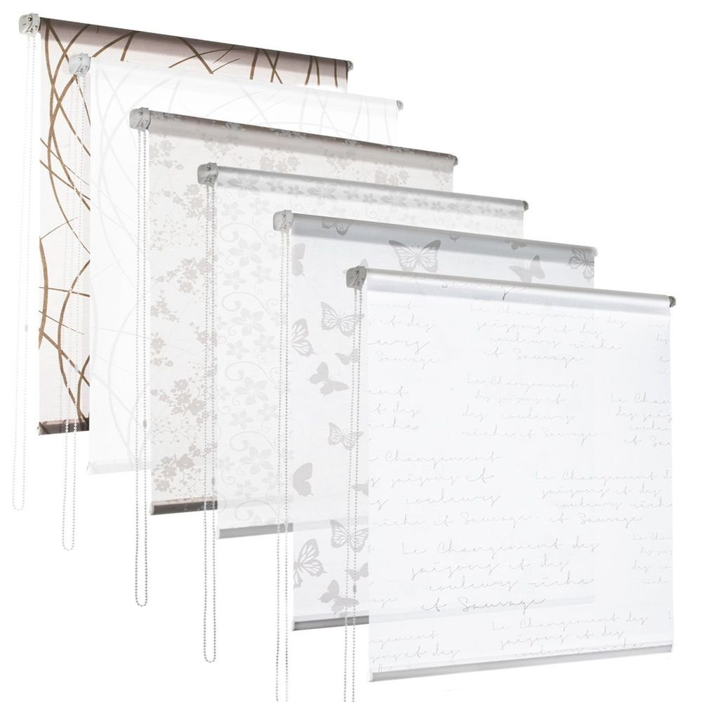 Rollo Fashion, verschiedene Farben, verschiedene Größen, Karat, Klemmen, Kleben, Verschrauben, Verschrauben, Klemmen, Kleben, 3 Befestigungsmöglichkeiten, Длина 150 cm