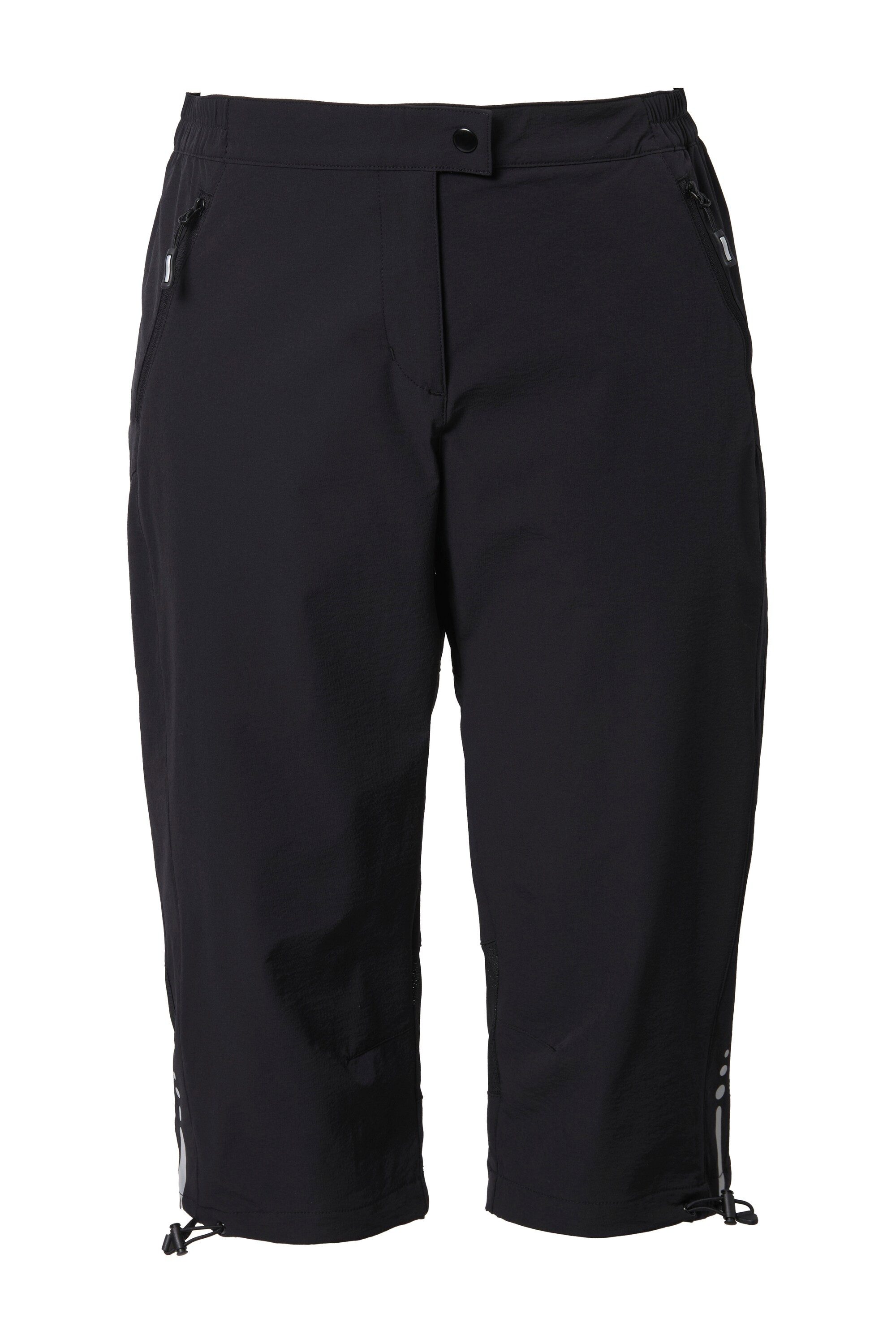Funktionshose Funktions-Stretchcapri gerades Bein