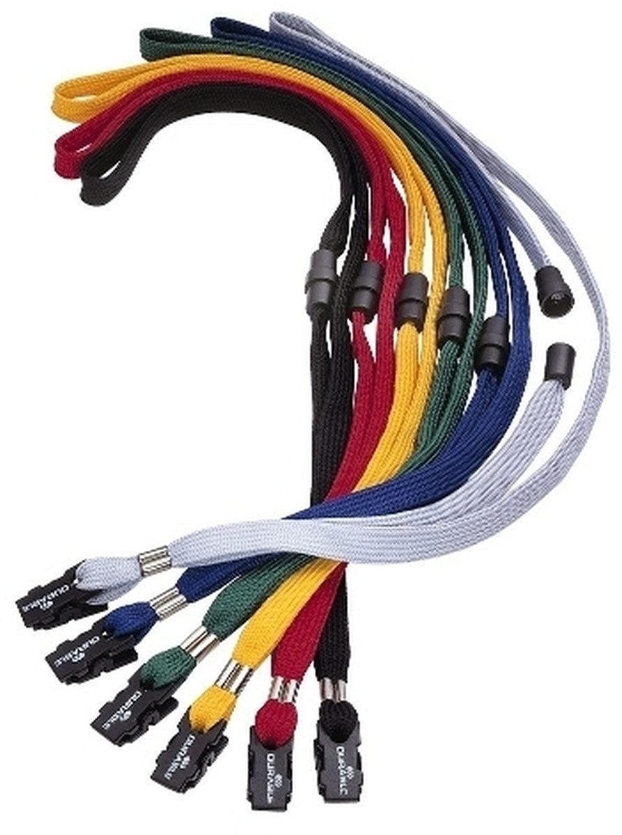 DURABLE Hinweisschild Textilband 10mm mit Sicherheitsverschluss dunkelblau VE=10 Stück