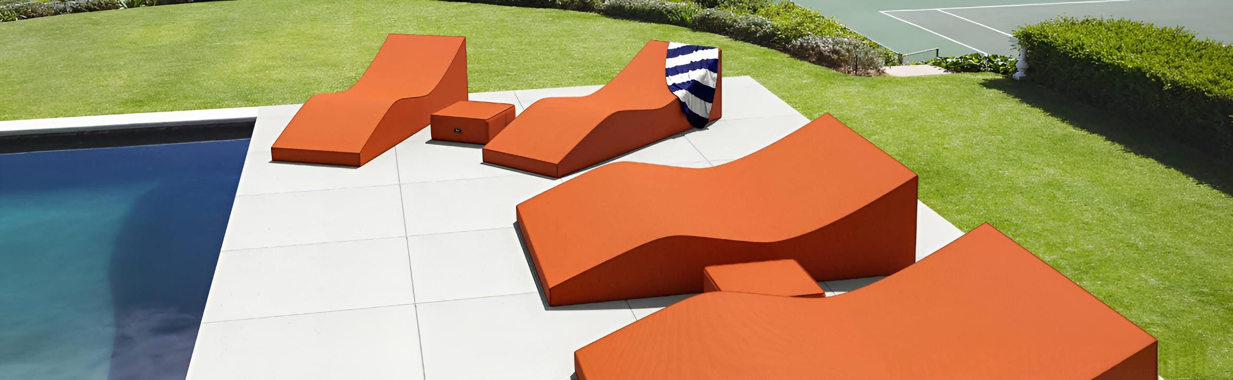JVmoebel Gartenliege Stilvolles Liege-Set Designer Liegetisch Luxuriöse Liege 2tlg, 2 St., Made in Europa