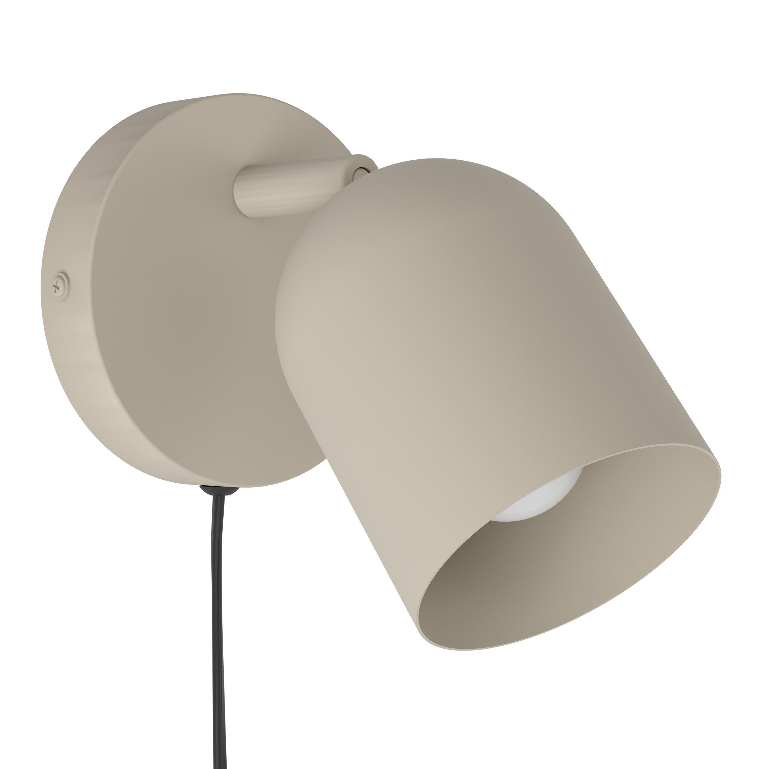 EGLO Deckenspot TILSTON Spotlampe - Stahl - E14 - 1X40W - IP20, ohne Leuchtmittel, Wandleuchte, Wandspot, schwenkbar, Strahler, L12 x H15,5 x AL12 cm