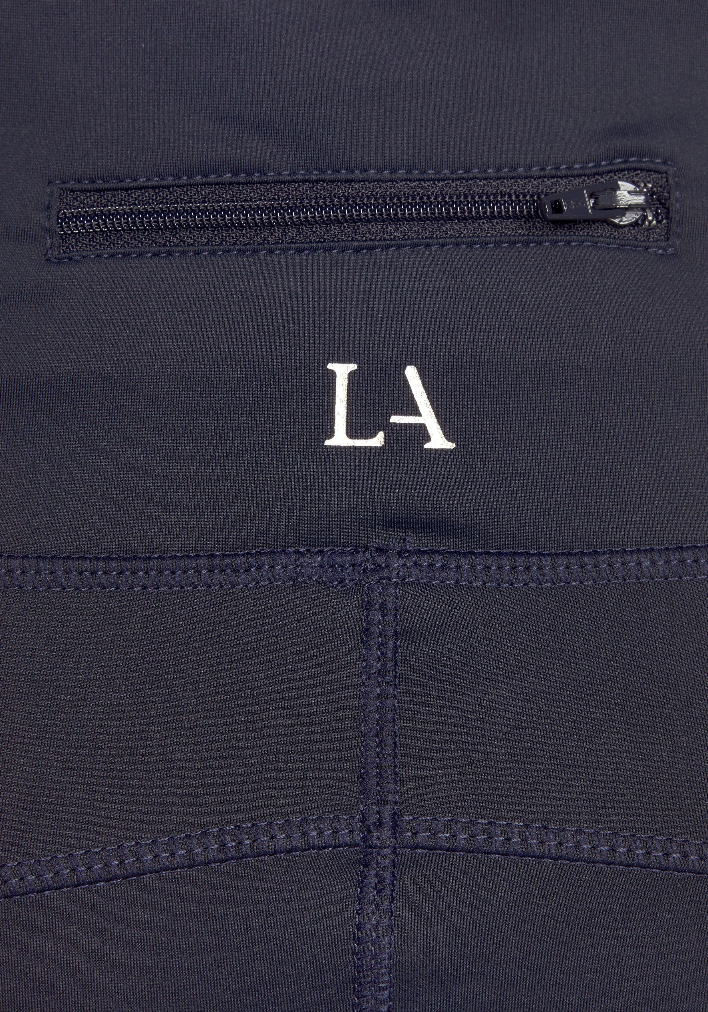LASCANA ACTIVE Radlerhose Basic Bottoms mit kleiner Bundtasche hinten