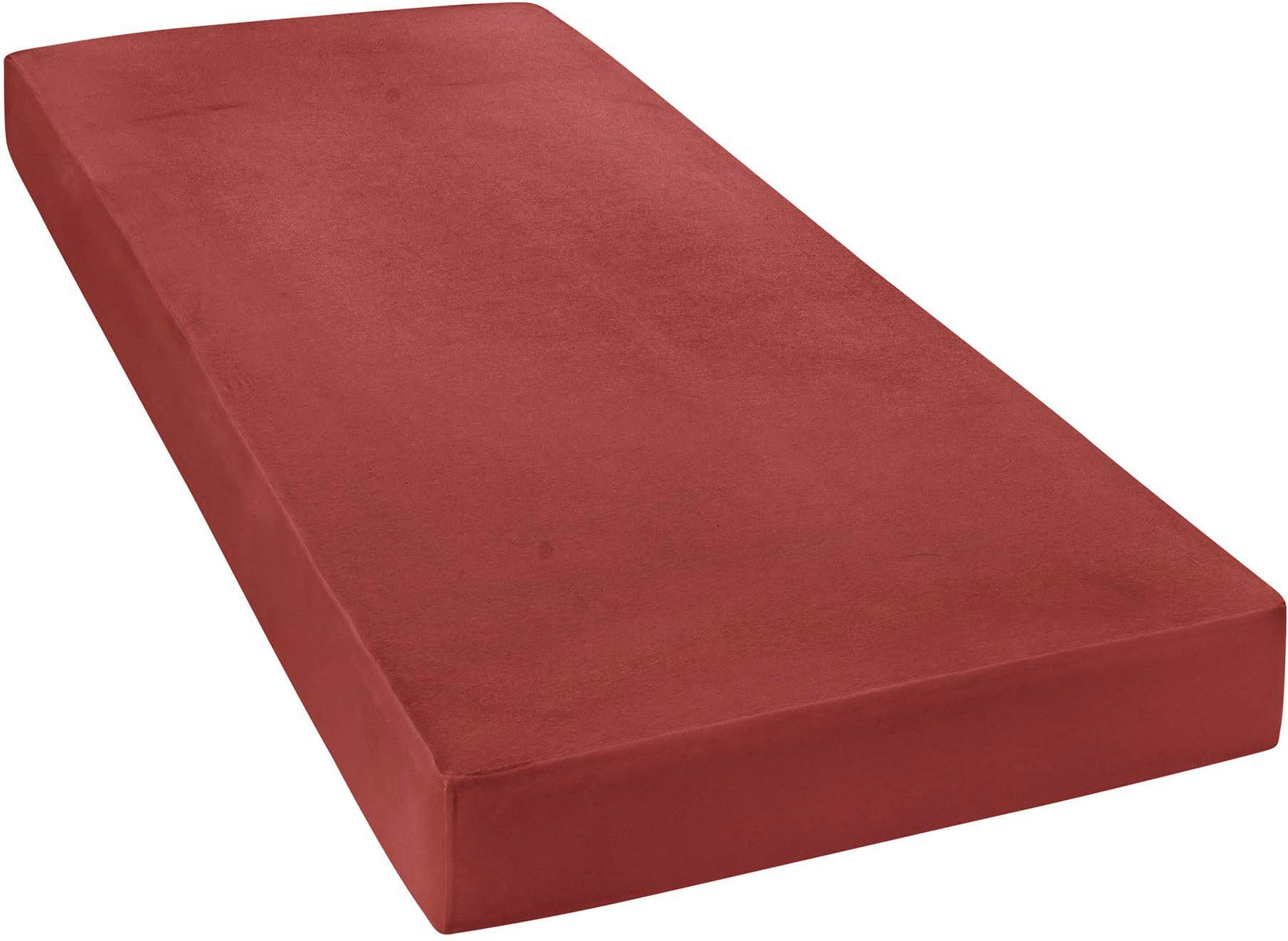 Janine Натяжні простирадла ELASTIC 5002, Jersey-Elasthan, Gummizug: rundum, (1 Stück), für Matratzen bis 35 cm Höhe, 95% Baumwolle, hochwertig, langlebig