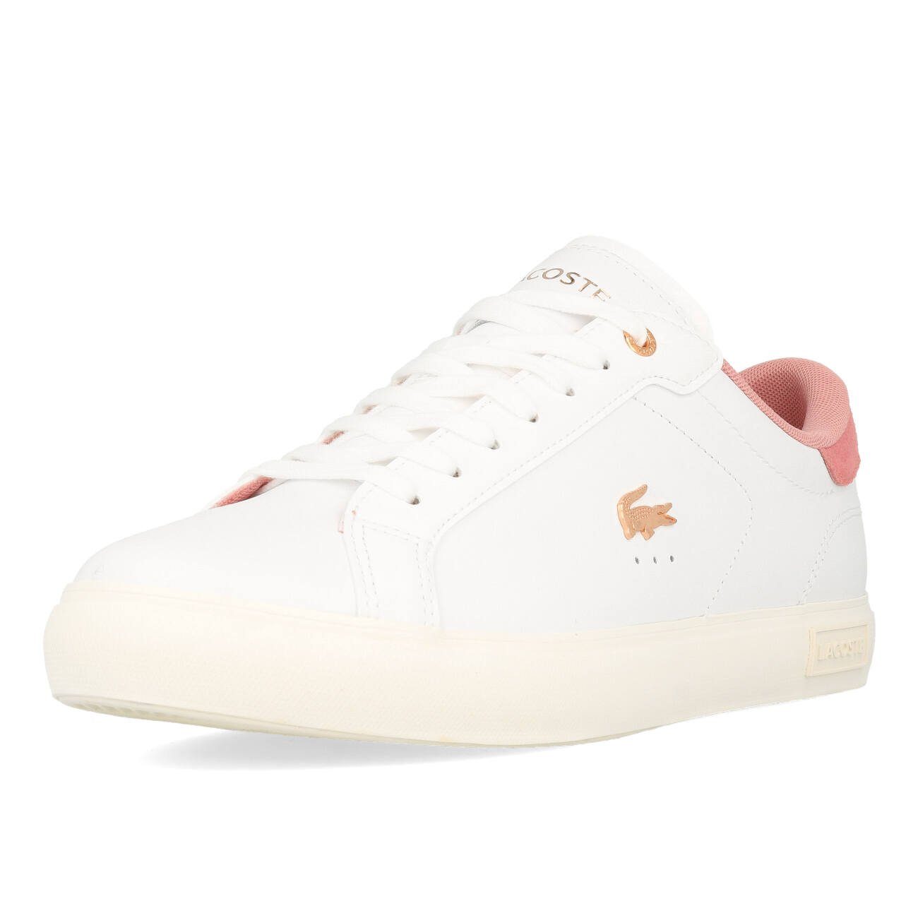 Lacoste Lacoste Powercourt 124 3 SFA Damen White Light Pink Sneaker