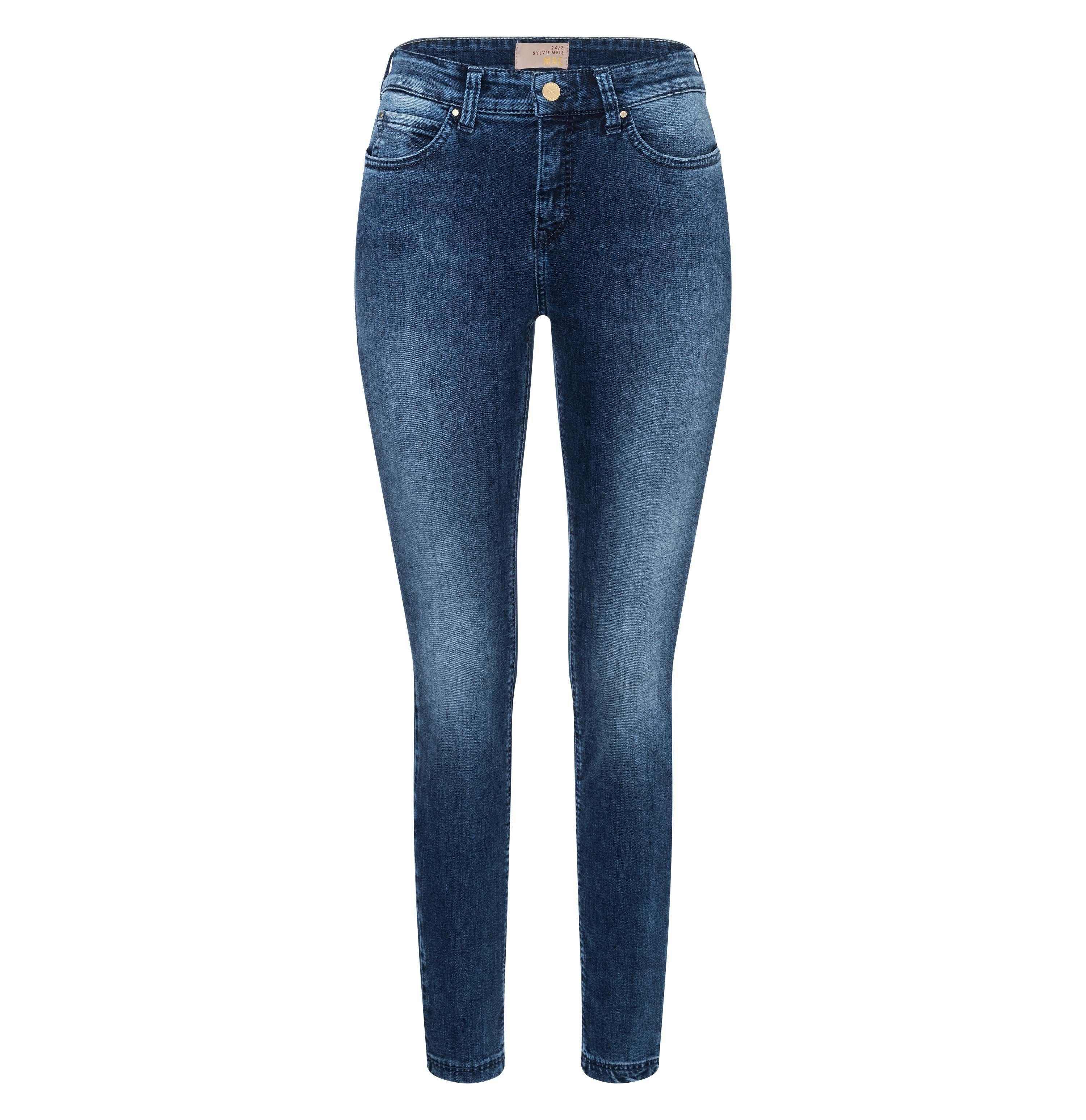 MAC Stretch-Jeans MAC DREAM SKINNY medium blue authentic 2600-90-0356 D676 - SYLVIE MEIS
