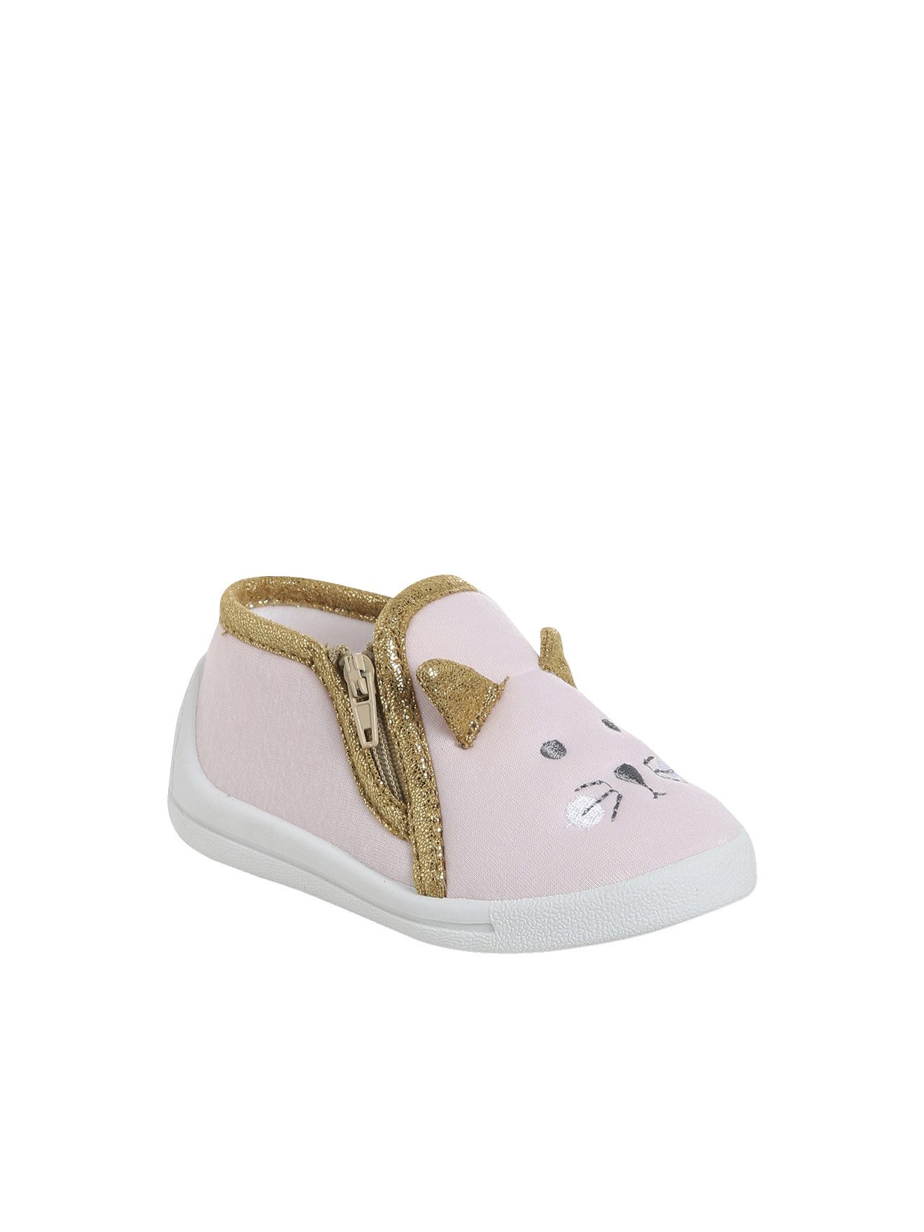 vertbaudet Baby Stoff-Hausschuhe Hausschuh Cord-Optik
