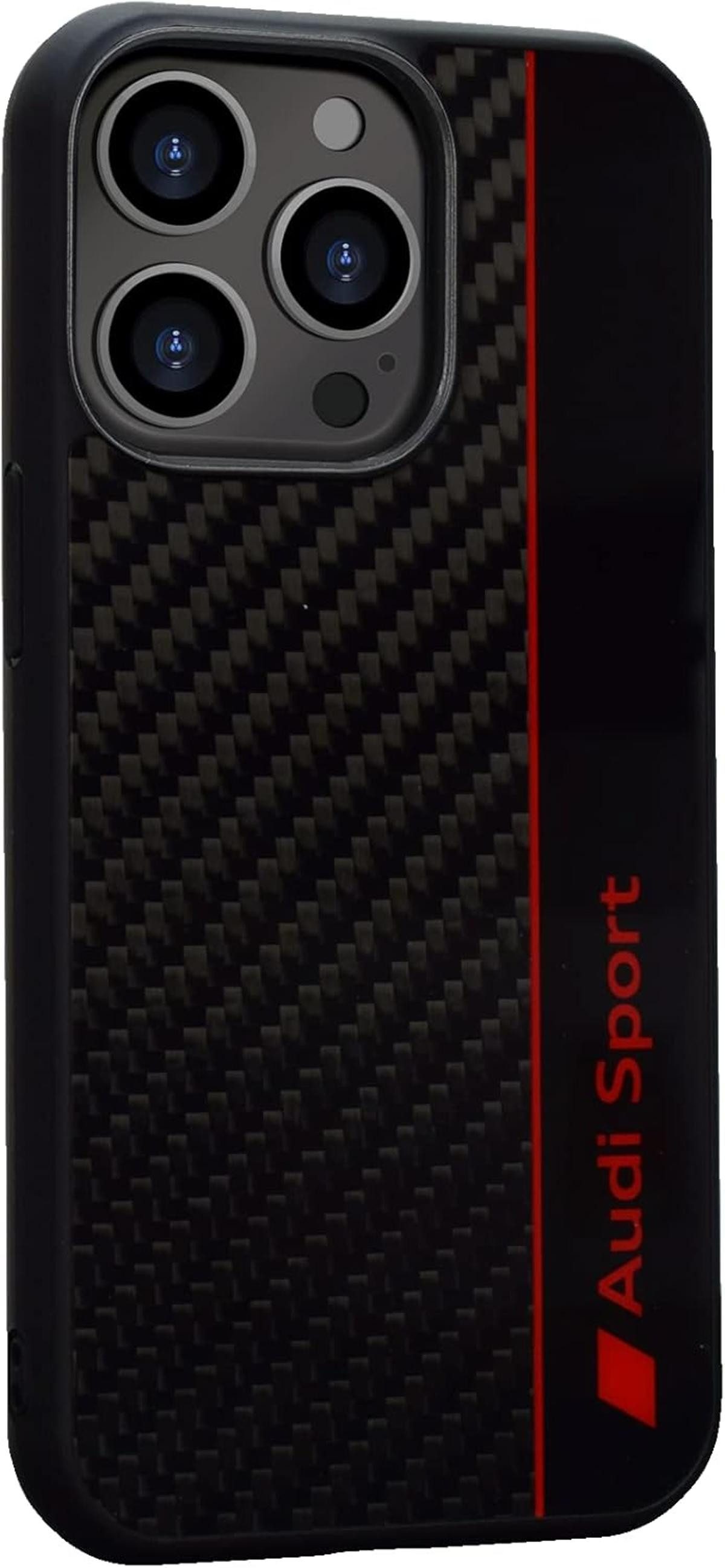 Audi Handyhülle Audi Sport Handyhülle iPhone 15 Pro Max Stoßabsorbierende Hülle black