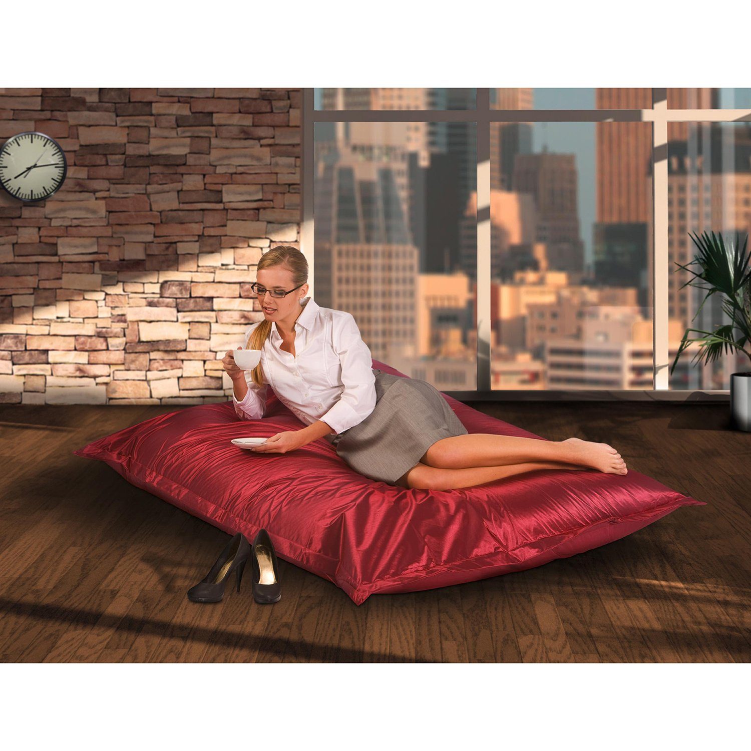 Smoothy Sitzsack SMOOTHY Sitzsack Metallic Edition – Sitzsack Premium mit EPS Füllung