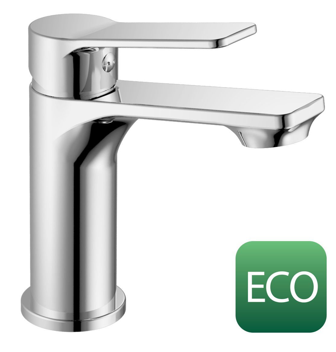 Aqualine Waschtischarmatur SINTRA ECO 6 l/min, Waschbeckenarmatur, Chrom Aqualine-SX002-02-SET