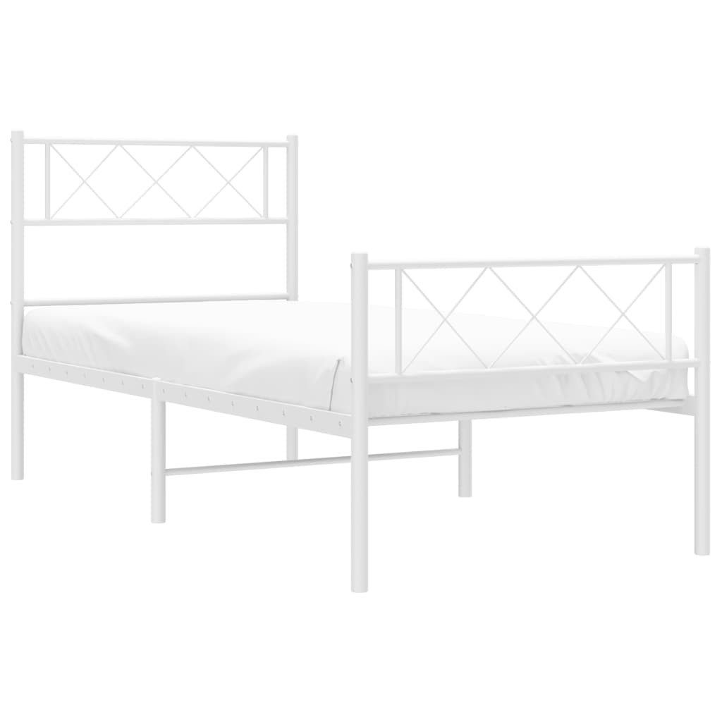 vidaXL Bett Bettgestell mit Kopf- und günstig online kaufen