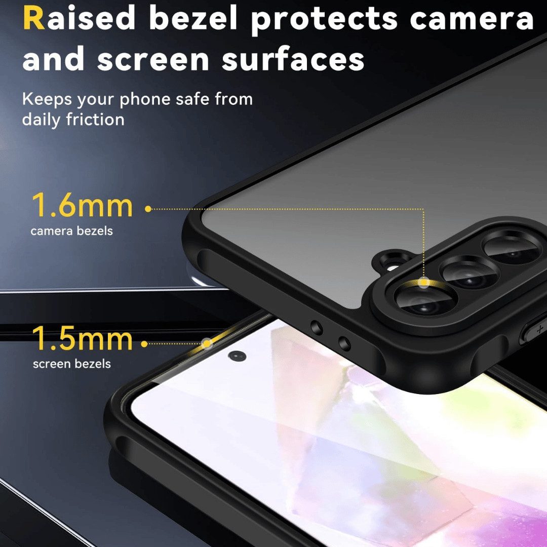 SmartUP Smartphone-Hülle + 2X Schutzglas für Samsung Galaxy S24FE 5G Panzerfolie Display Case 6,7 Zoll, kompletter Rundumschutz – Bild 4 von 5