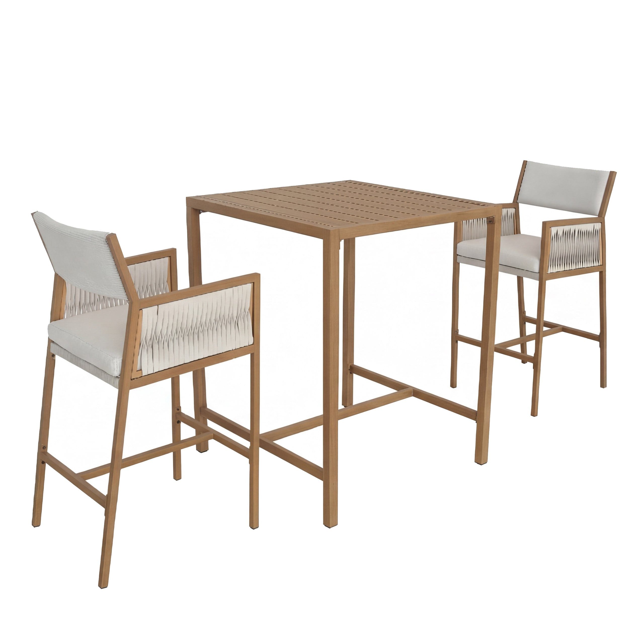 MCW Stehtisch MCW-Q12 (Set, 3er Set), Maximale Dauerbelastbarkeit je Sitzplatz: 120 kg