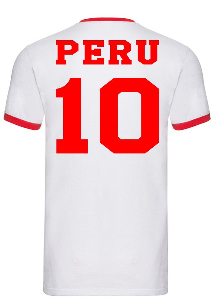 Blondie & Brownie T-Shirt Peru Fußball Trikot Sport Weltmeister Meister America Copa Herren WM