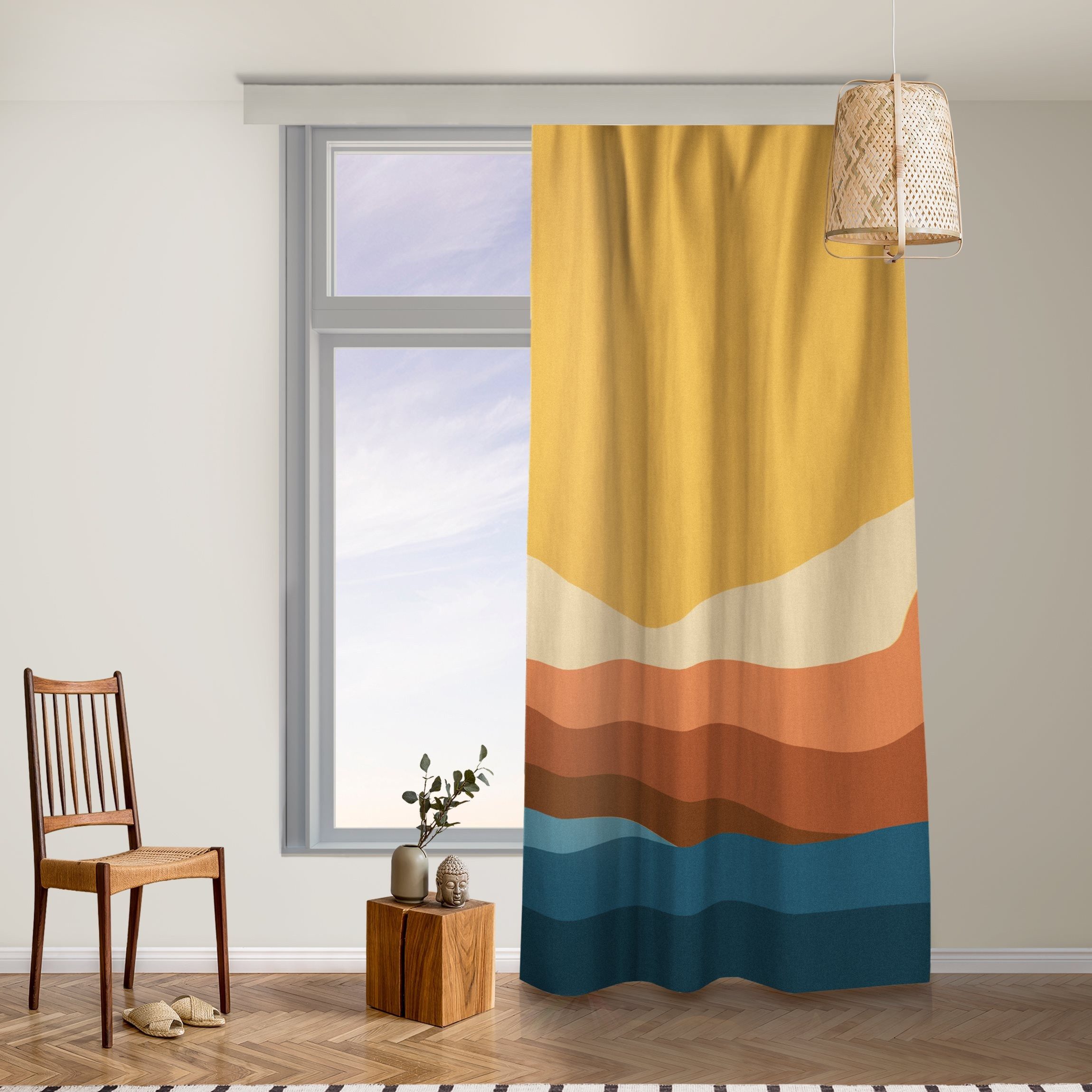 Bilderdepot24 Vorhang Gardine Kunst Natur Wüste günstig online kaufen