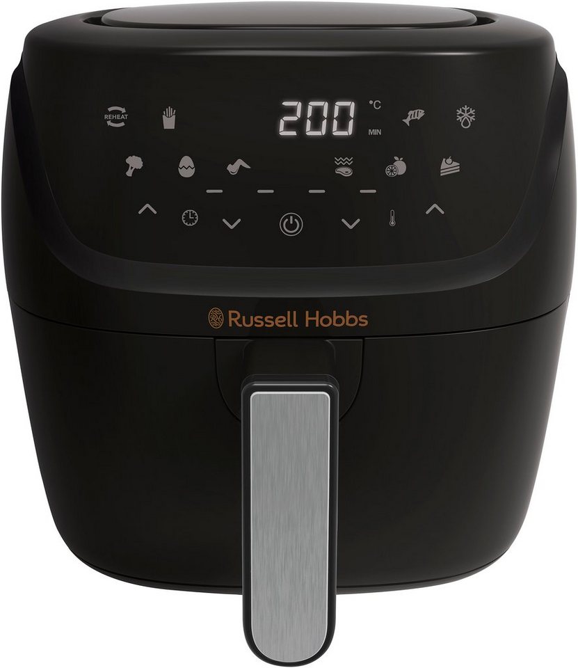 RUSSELL HOBBS Heißluftfritteuse SatisFry Air L 27160-56, 4 l, Airfryer - 7  Funktionen, 1350 W, Rapid-Air-Technologie erzeugt eine Luftzirkulation aus  Heißluft von bis zu 220°C