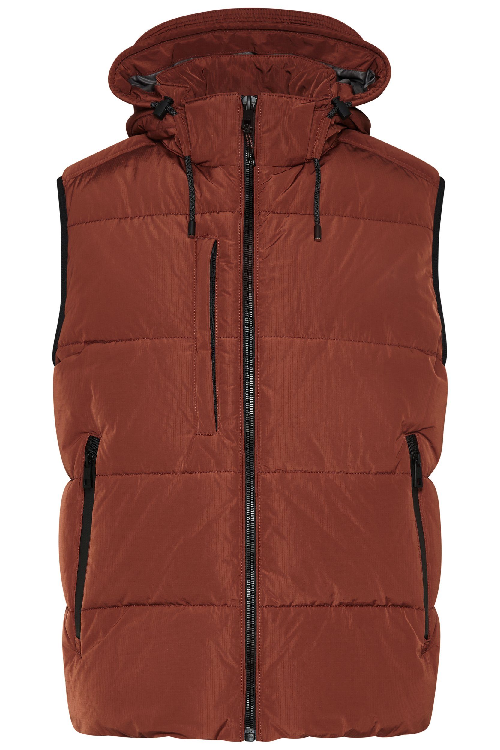 bugatti Steppweste mit abtrennbarer Kapuze