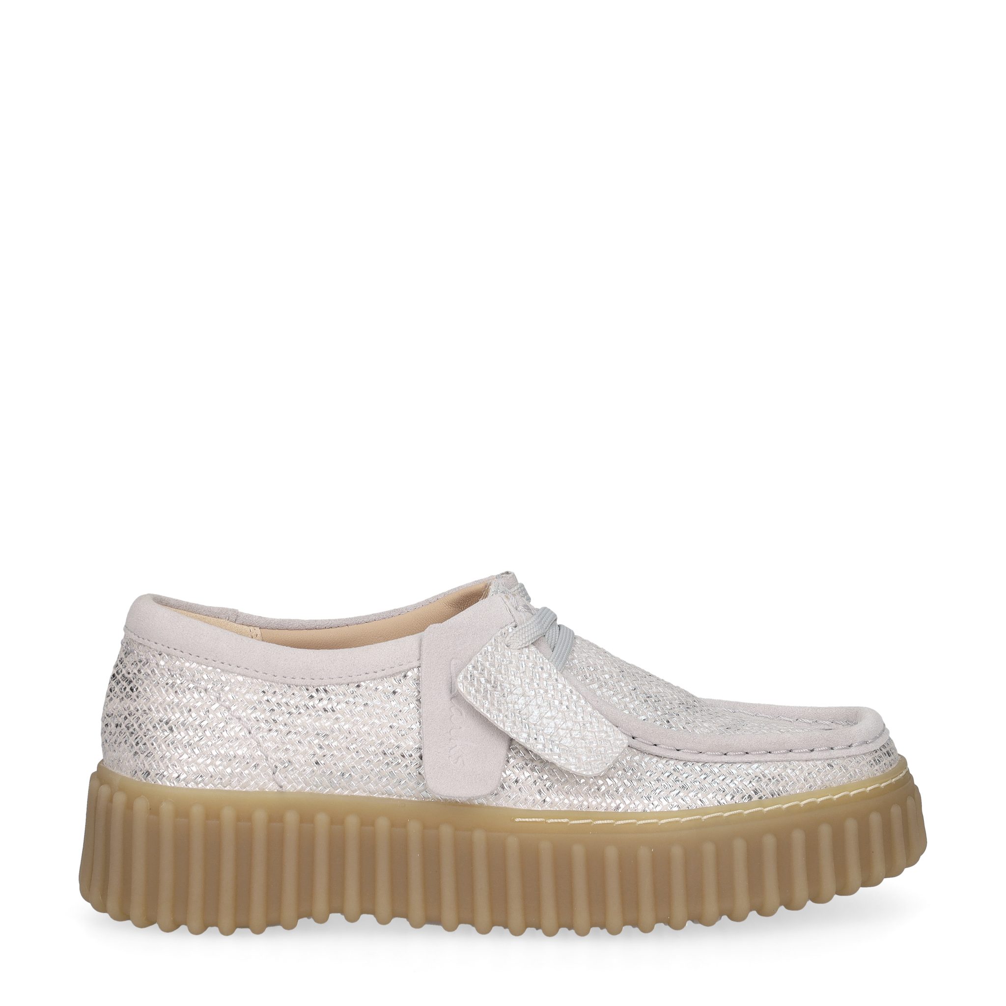 Clarks Clarks Torhill Bee 26181192 4, Schnürschuhe, Silber, Damen Schnürsch günstig online kaufen