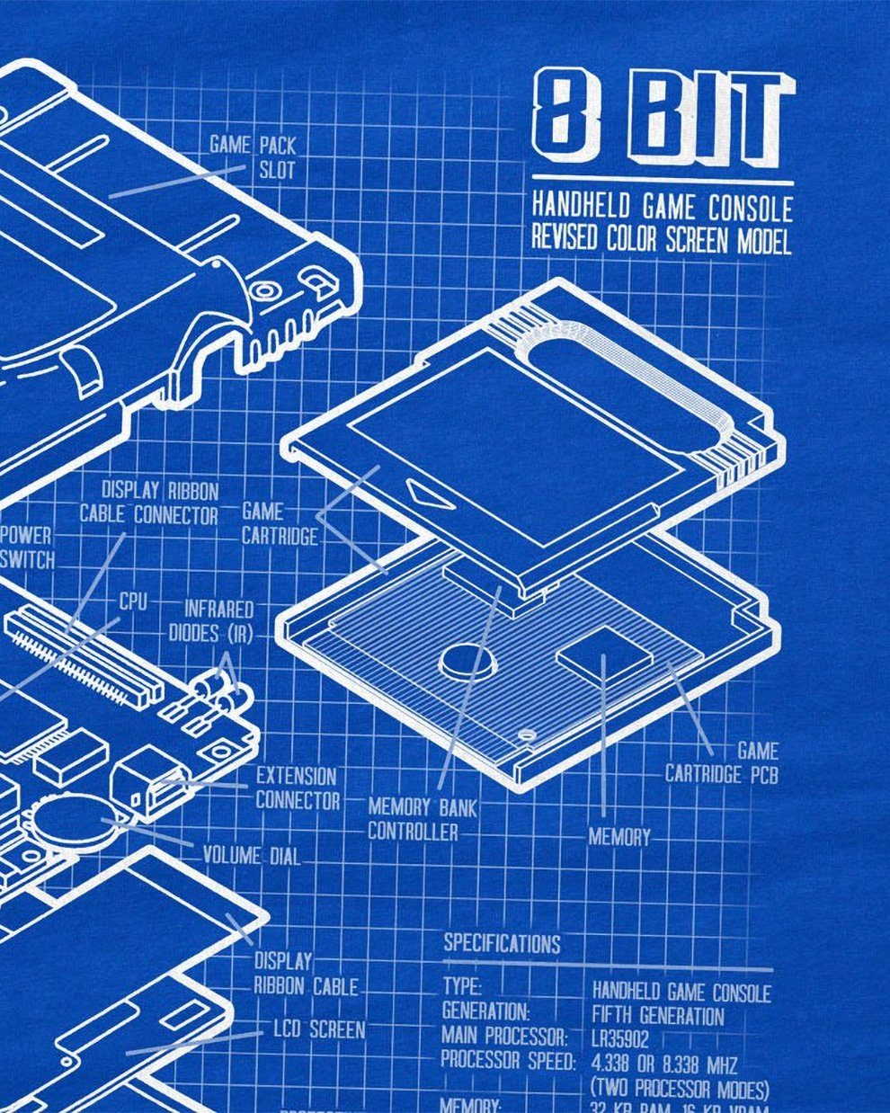 Boy Herren blau style3 gamer nes Print-Shirt retro Game zelda T-Shirt handheld super classic mario 8-Bit