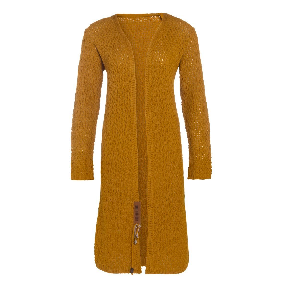 Strickjacke Luna Strickjacken 40/42 Glatt Gelb