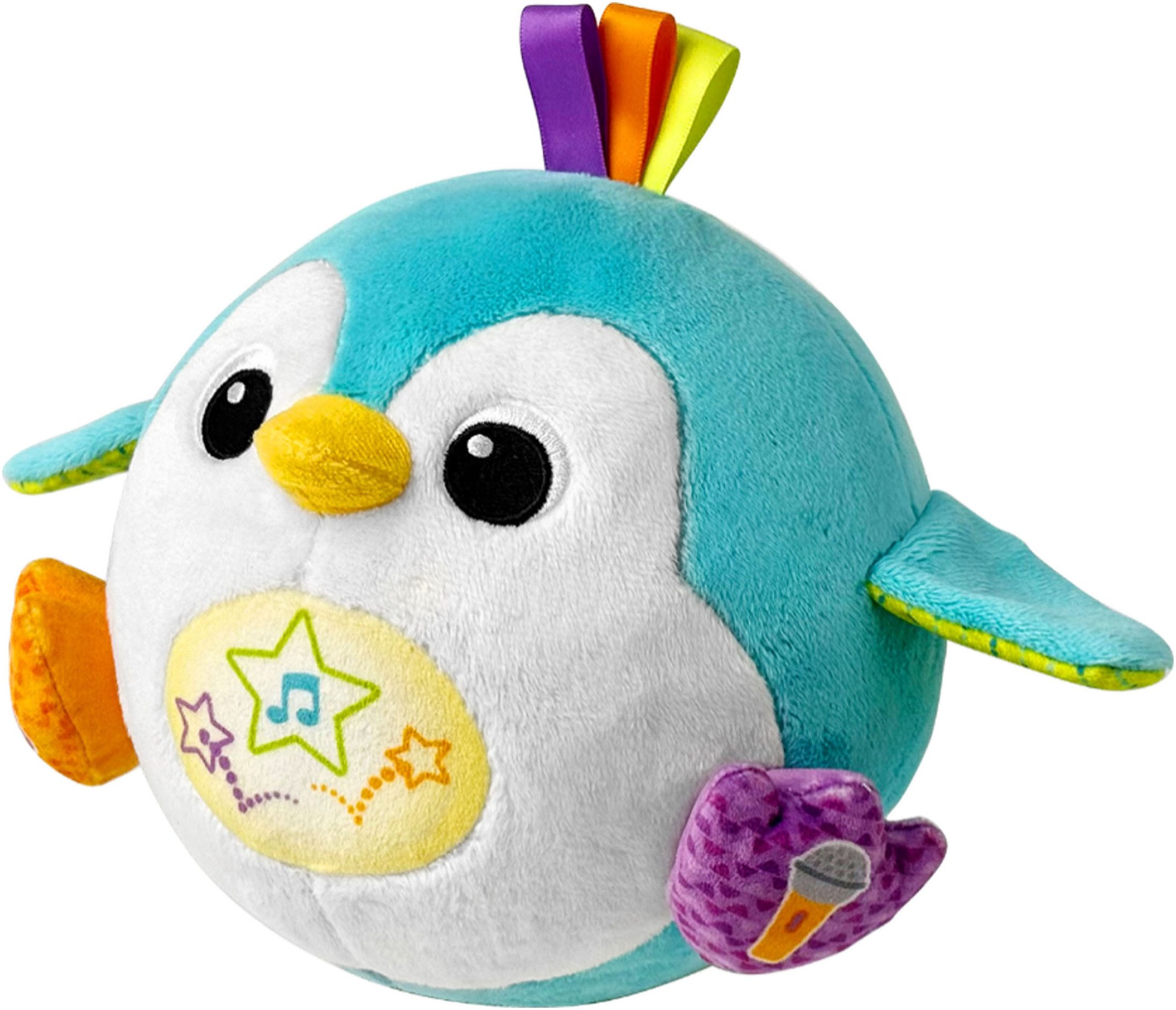 Vtech® Plüschfigur Vtech Baby, Hüpfspaß-Pinguin, mit Aufnahmefunktion