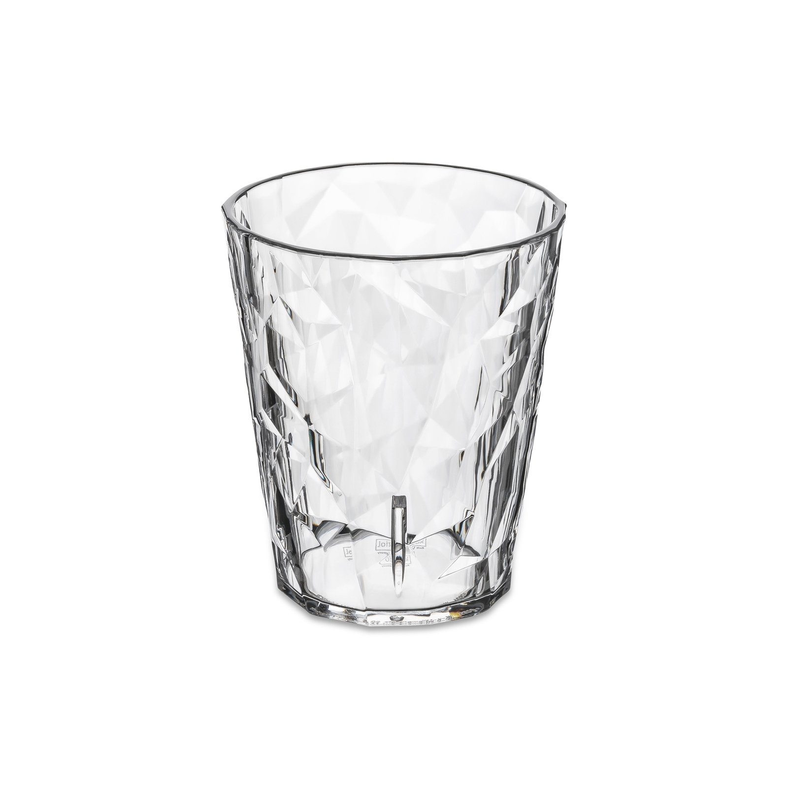 CLUB 100% KOZIOL S Wasserglas CO2-neutral Glas ml Kunststoff, produziert Glas 250 Kunststoff, 2.0, Saftglas