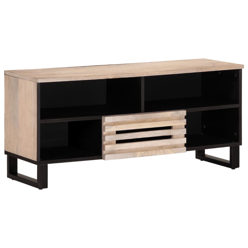 vidaXL TV-Schrank TV-Schrank 100x34x46 cm Massivholz (1-St)