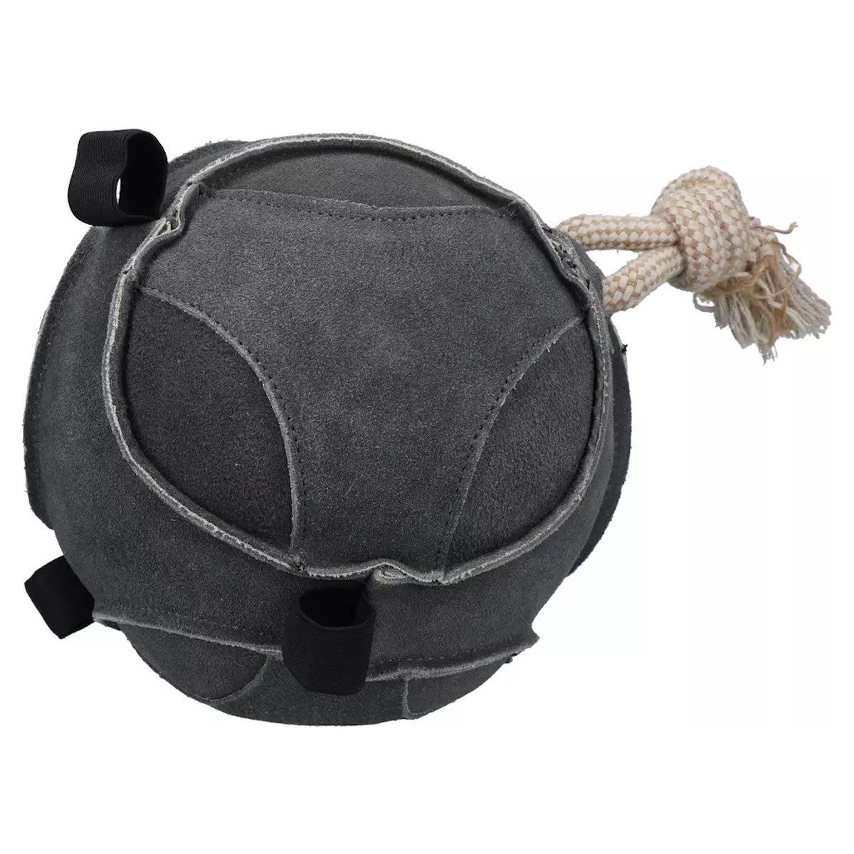 Excellent Horse Tierball Pferdespielzeug Fun Play Ball Suede grau