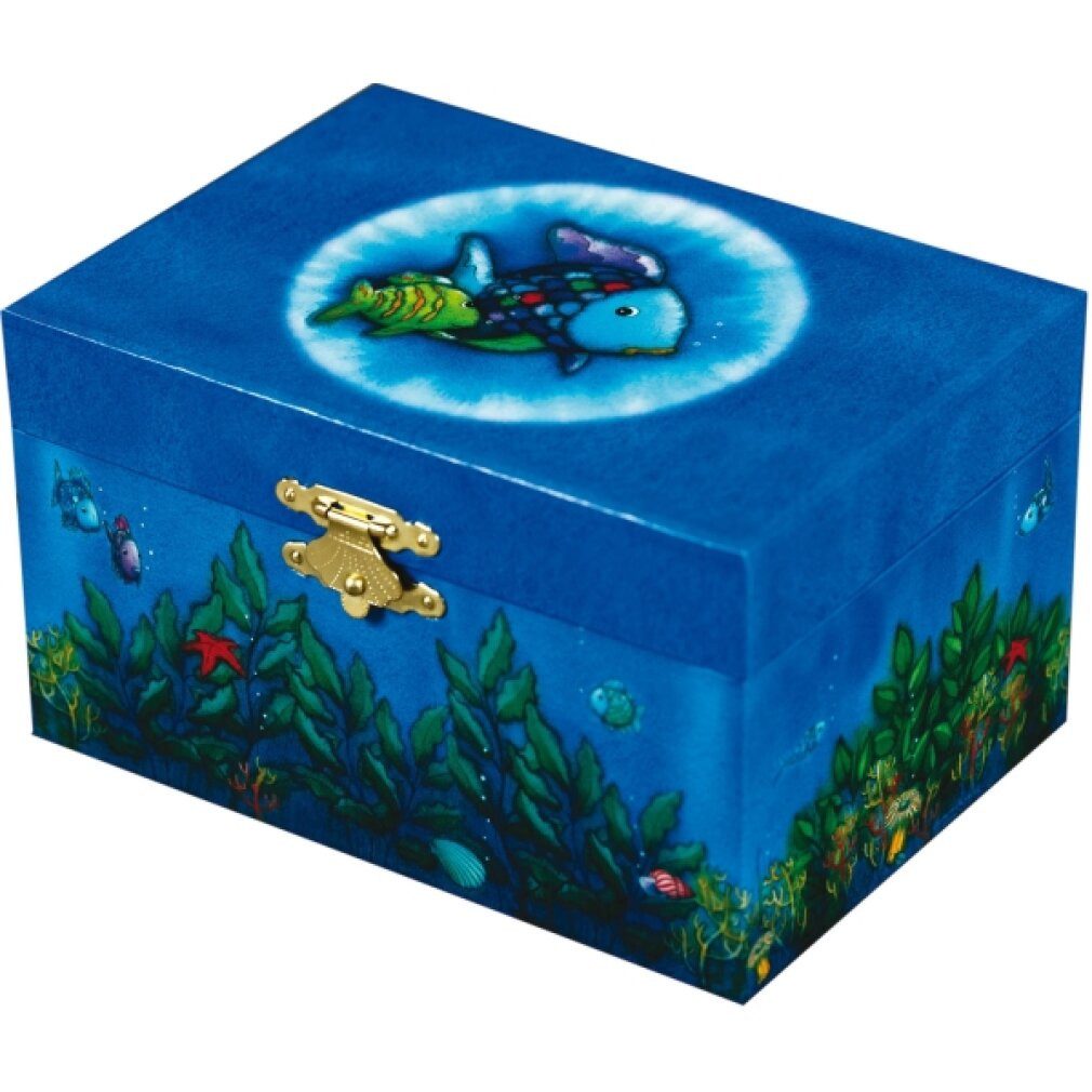 Trousselier Puzzle Spieldose Regenbogenfisch© Blau, Puzzleteile