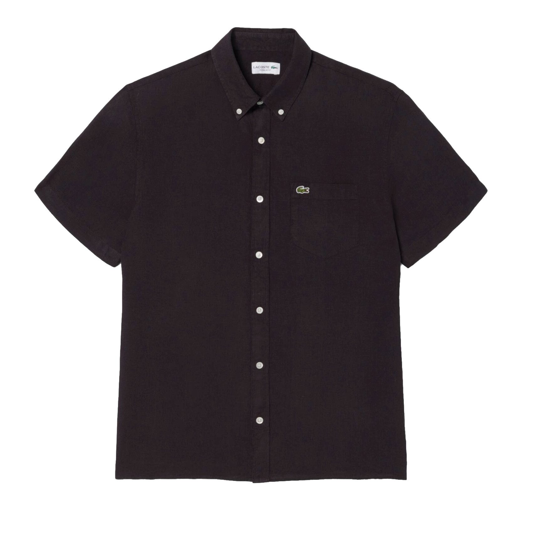 Lacoste Leinenhemd Lacoste Short Sleeve Linen Shirt