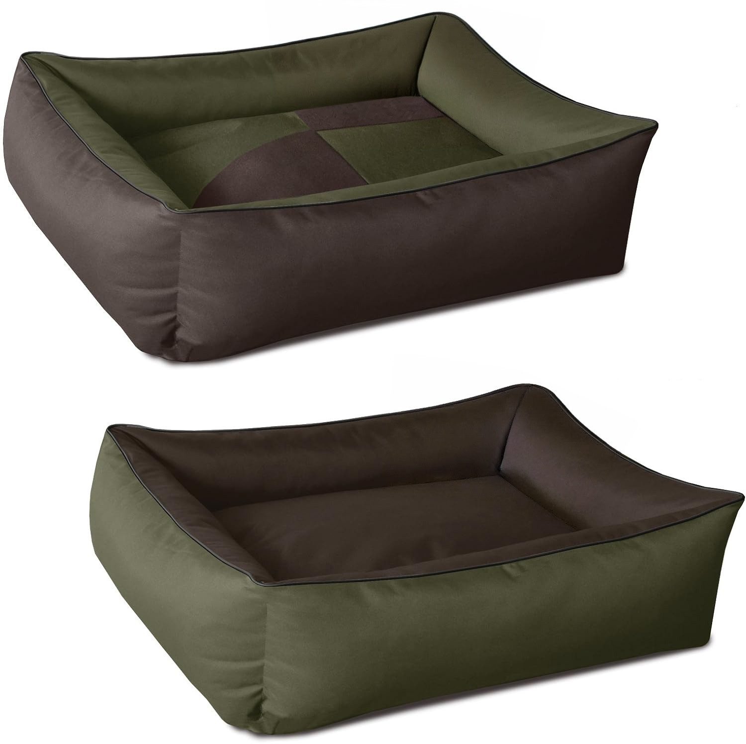 BedDog Tierbett Hundebett MAX QUATTRO mit Rand, Bezug abnehmbar
