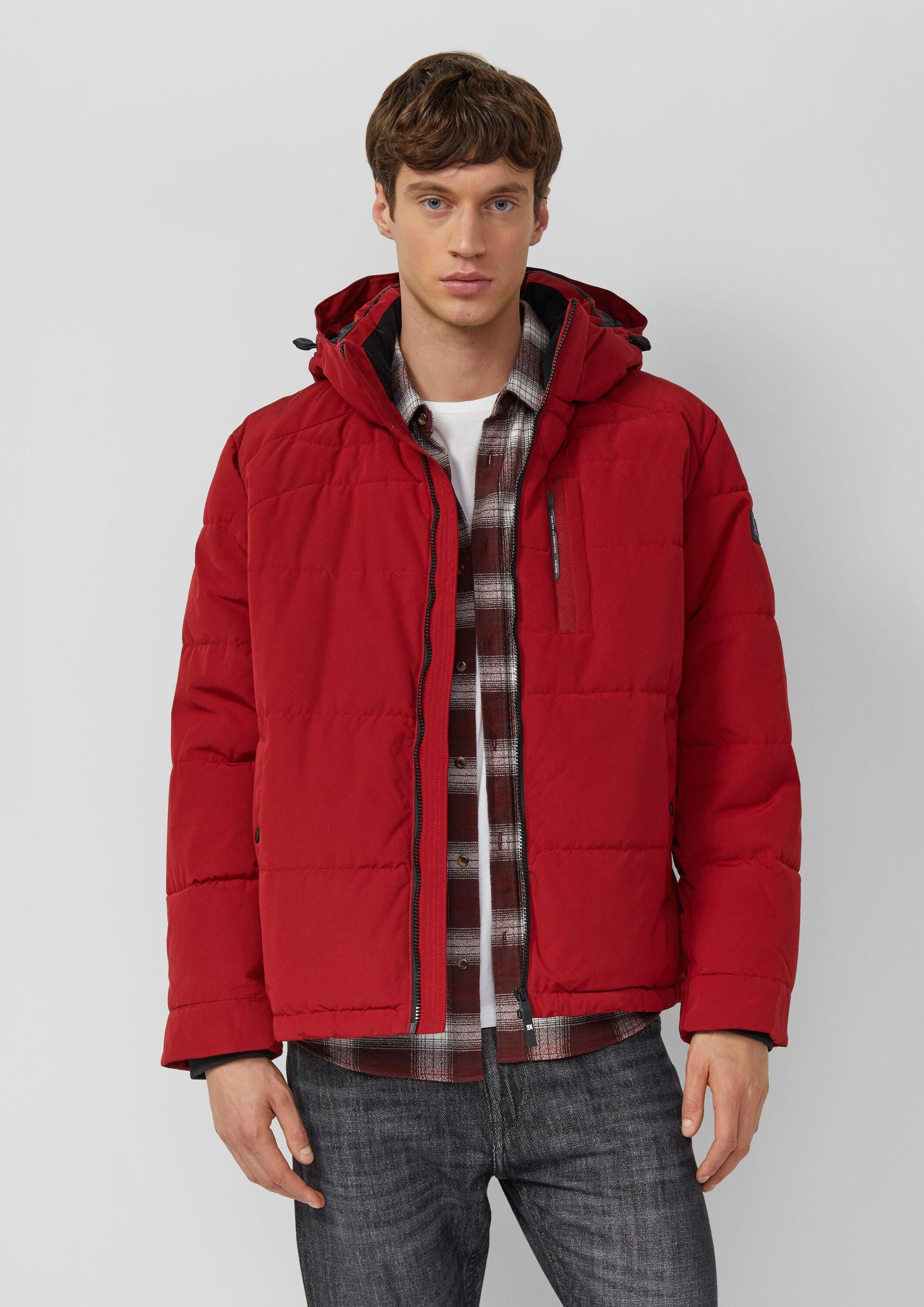 s.Oliver Winterjacke Outdoor-Jacke Wasserabweisende Pufferjacke mit abnehmb günstig online kaufen