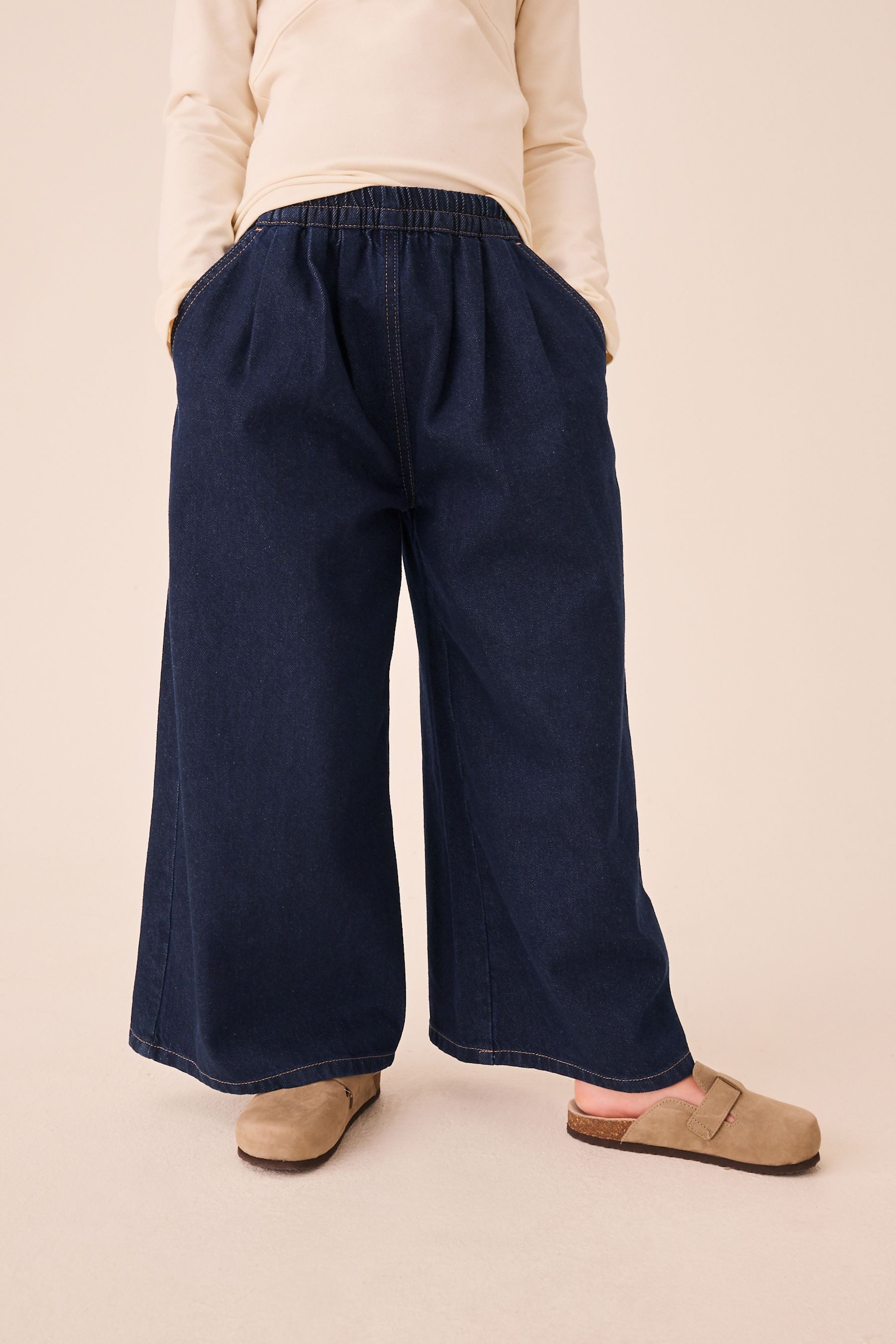 Next Weite Jeans Schlupfjeans mit weitem Bein (1-tlg)