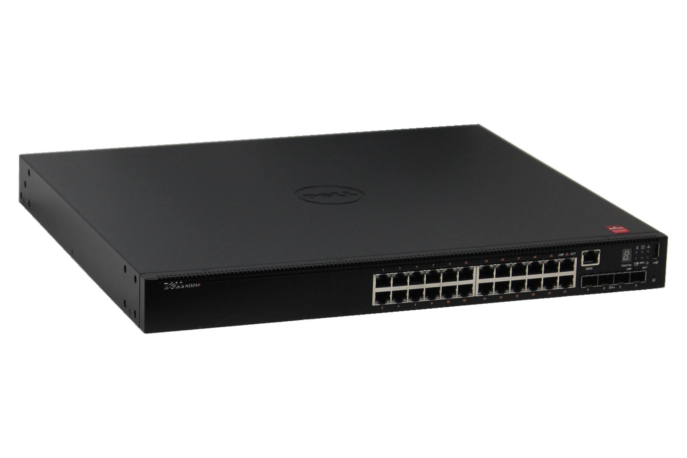 Dell N1524P Managed Switch, 24x PoE+ Gigabit (600W), 4x SPF+ Netzwerk-Switch