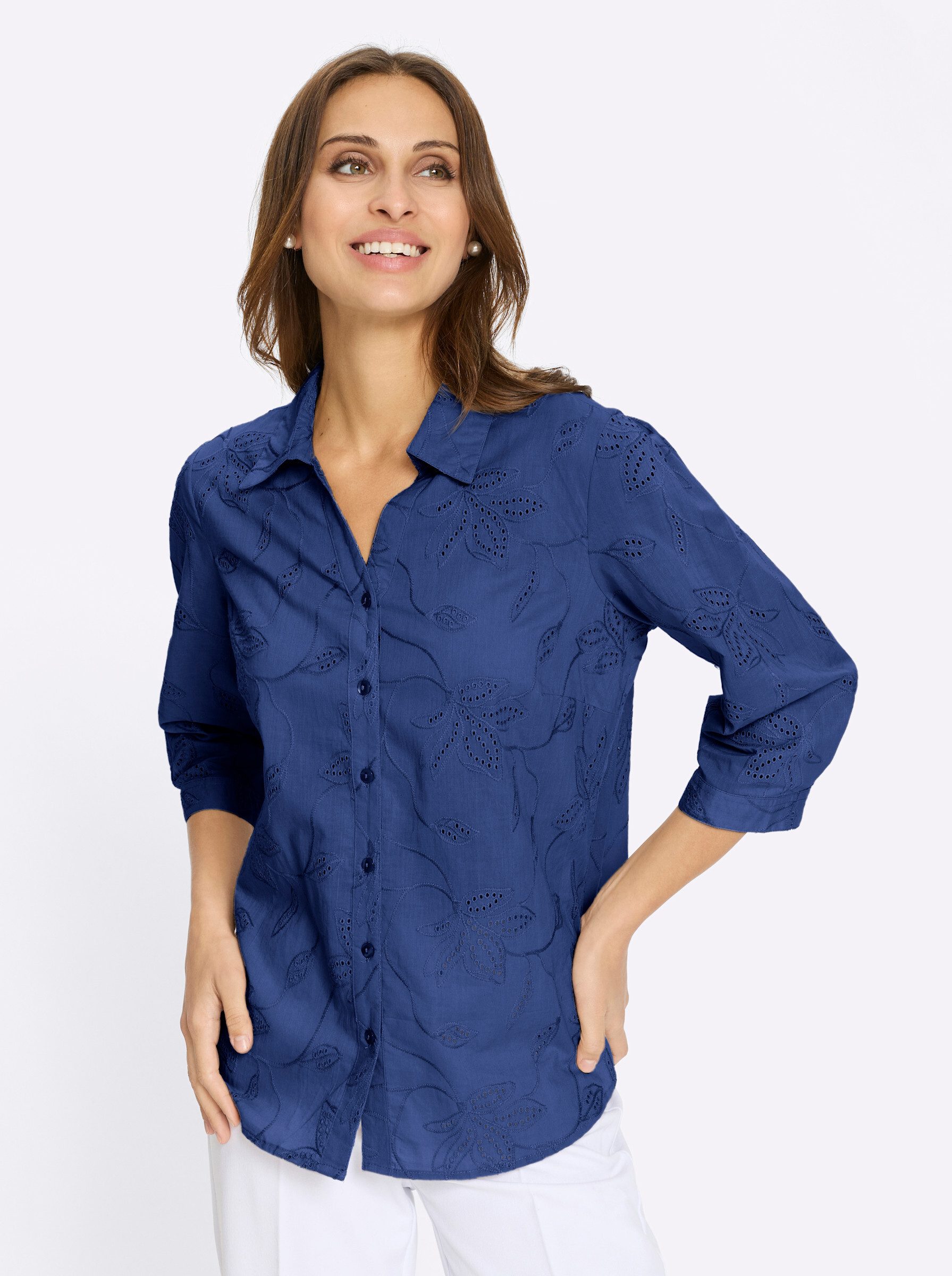 Witt Klassische Bluse Baumwollbluse günstig online kaufen